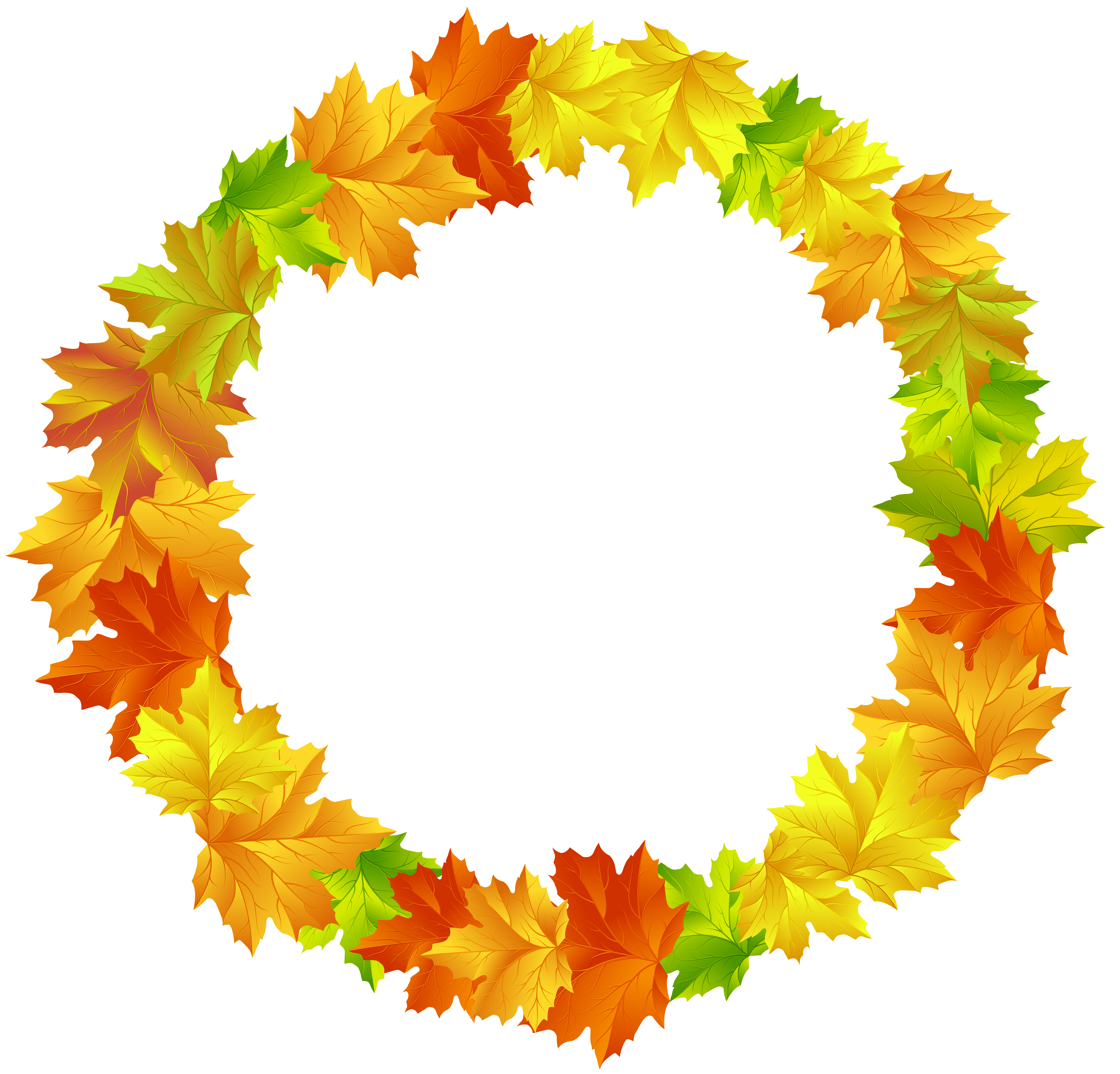 46+ Transparent Background Leaf Circle Border Png Pics