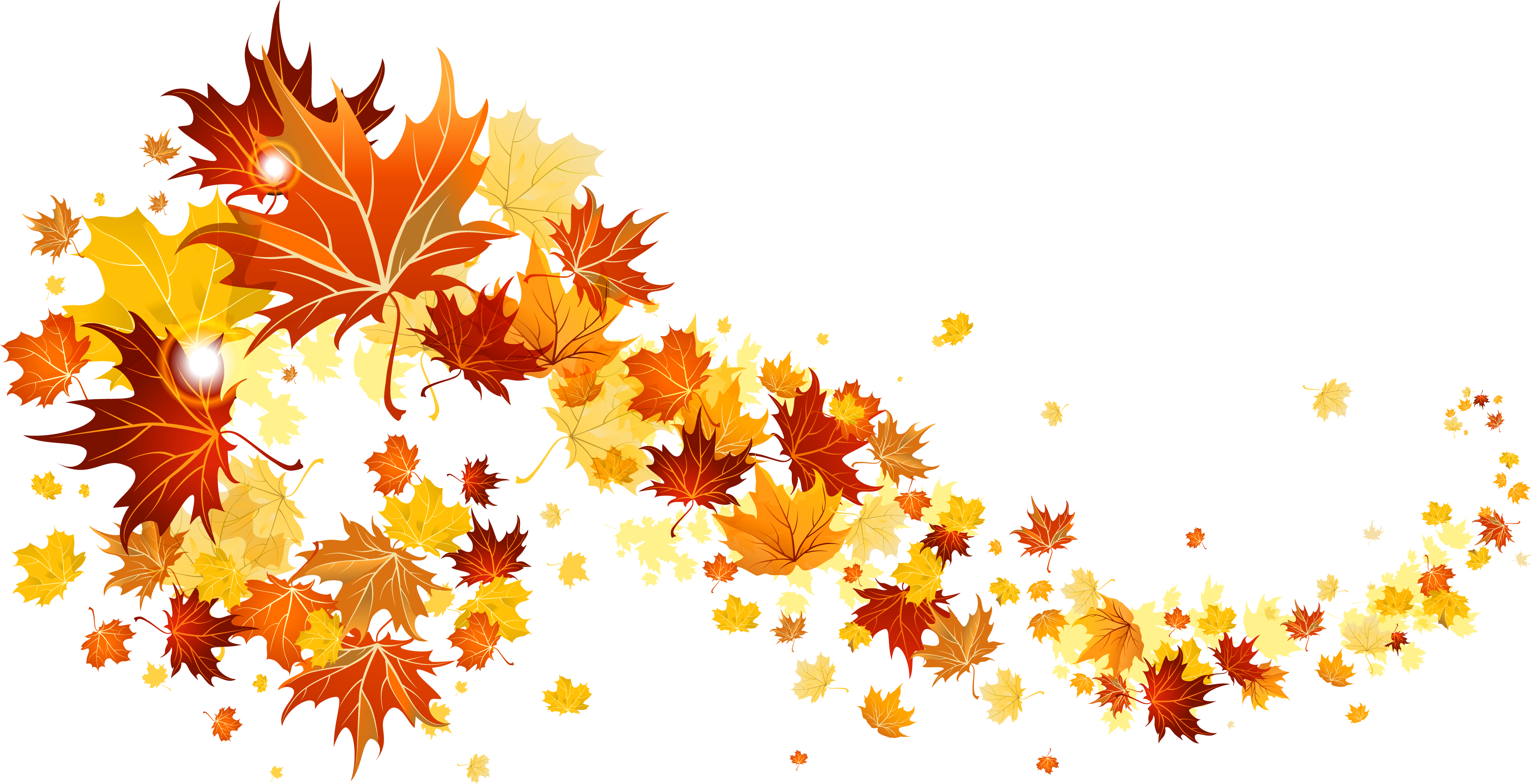 Transparent Fall Clip Art