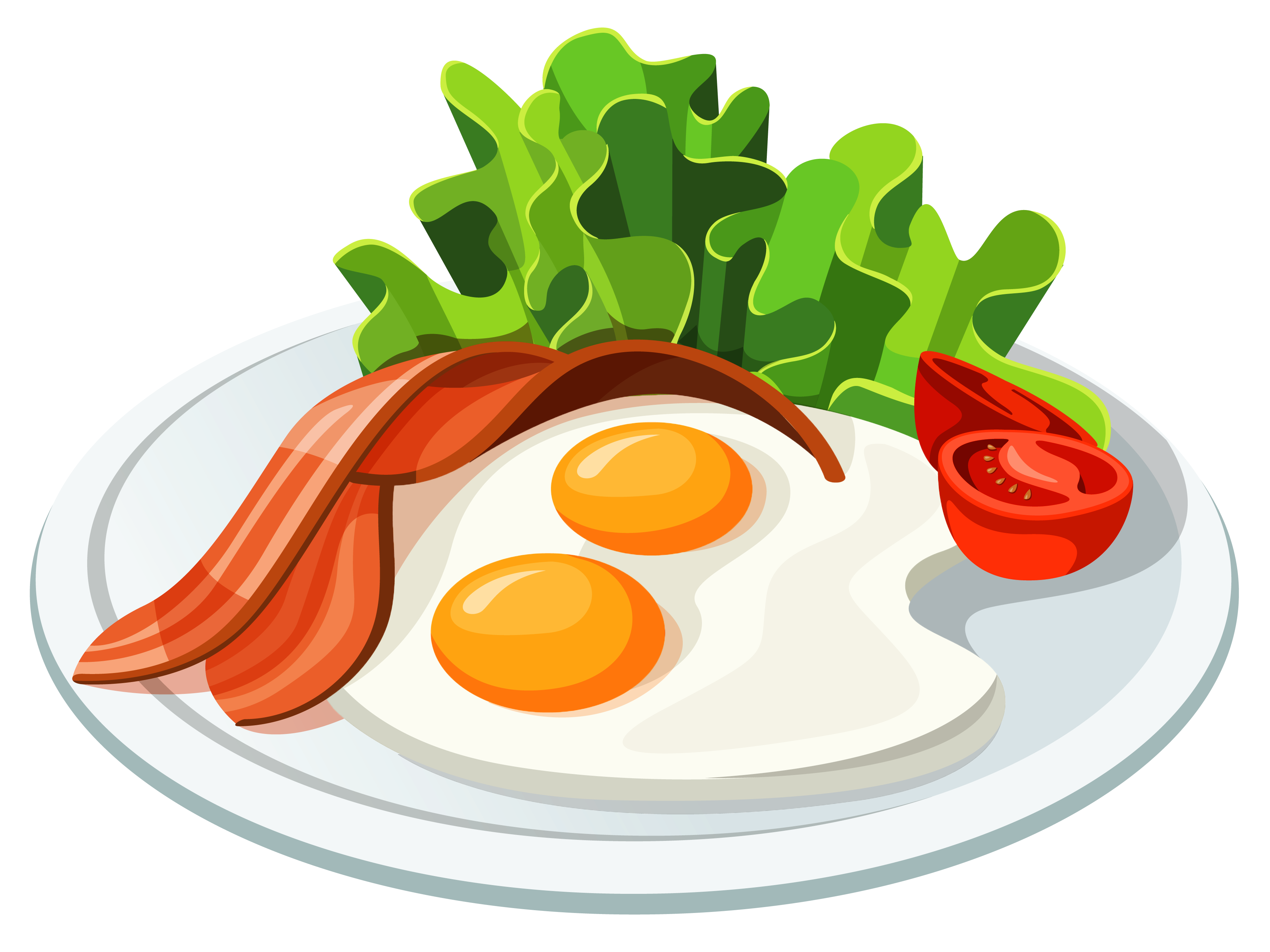 Eggs and Bacon PNG Vector Clipart | Gallery Yopriceville ...
