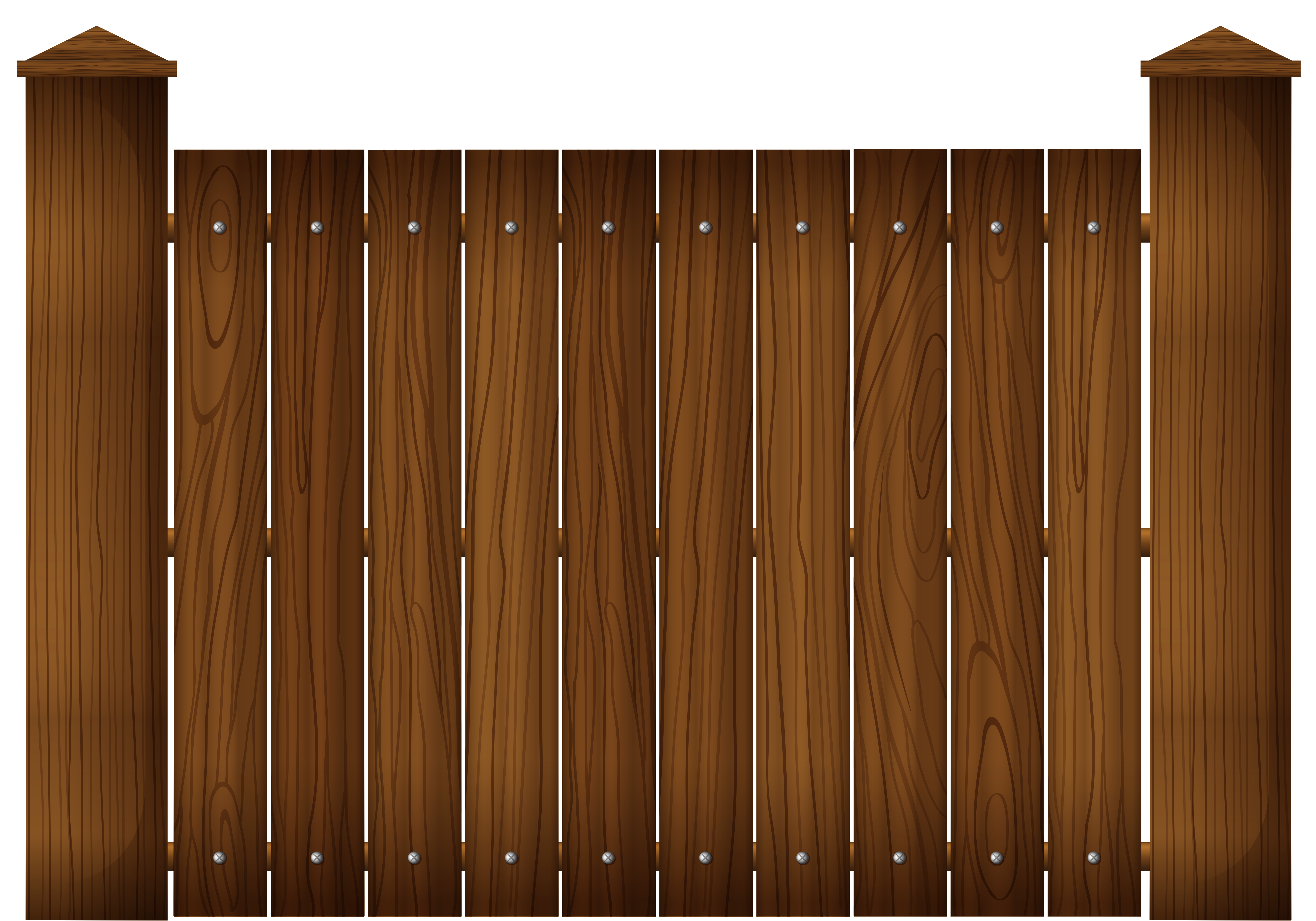 clipart picket fence