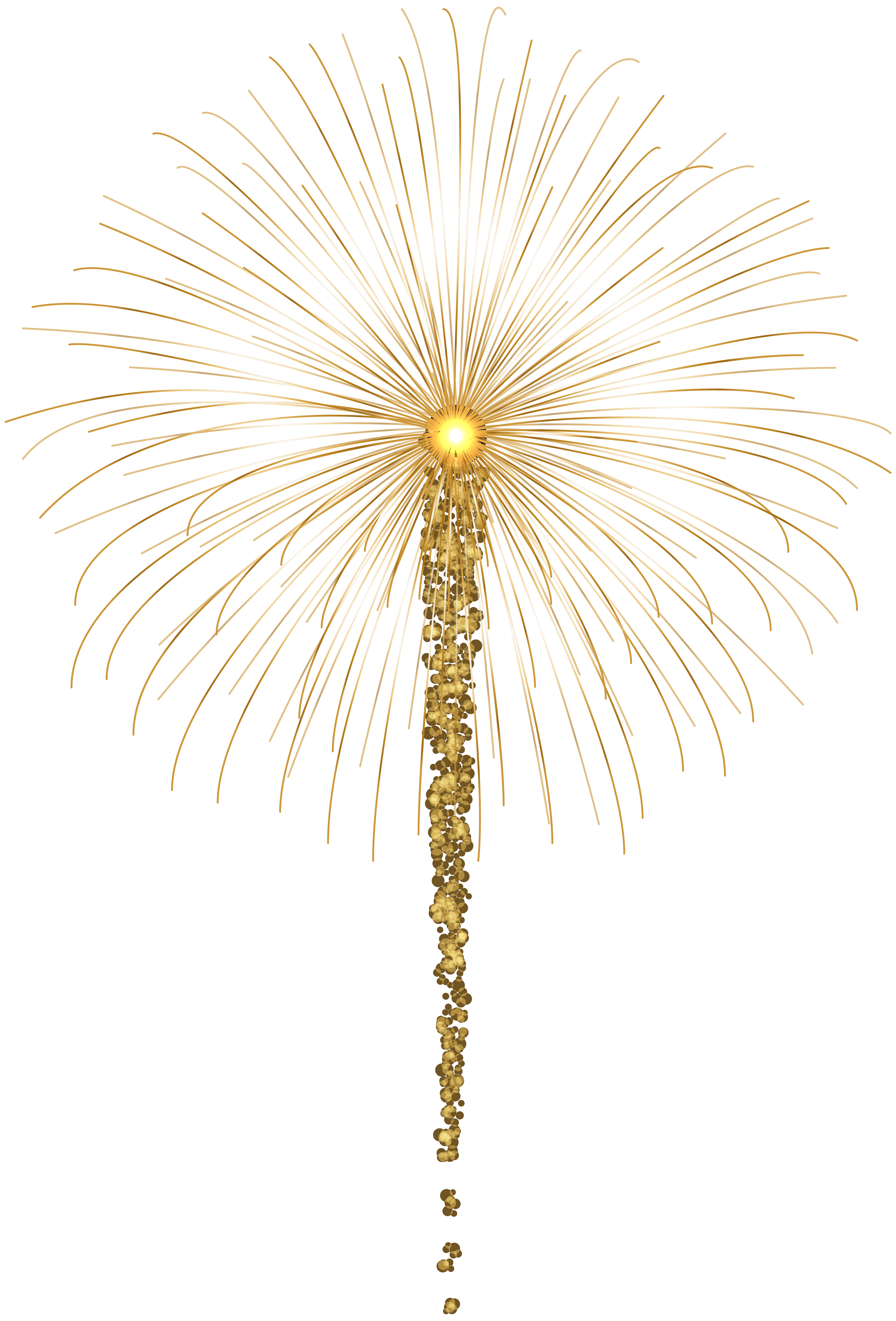Gold Fireworks for Dark Images PNG Clip Art | Gallery ...