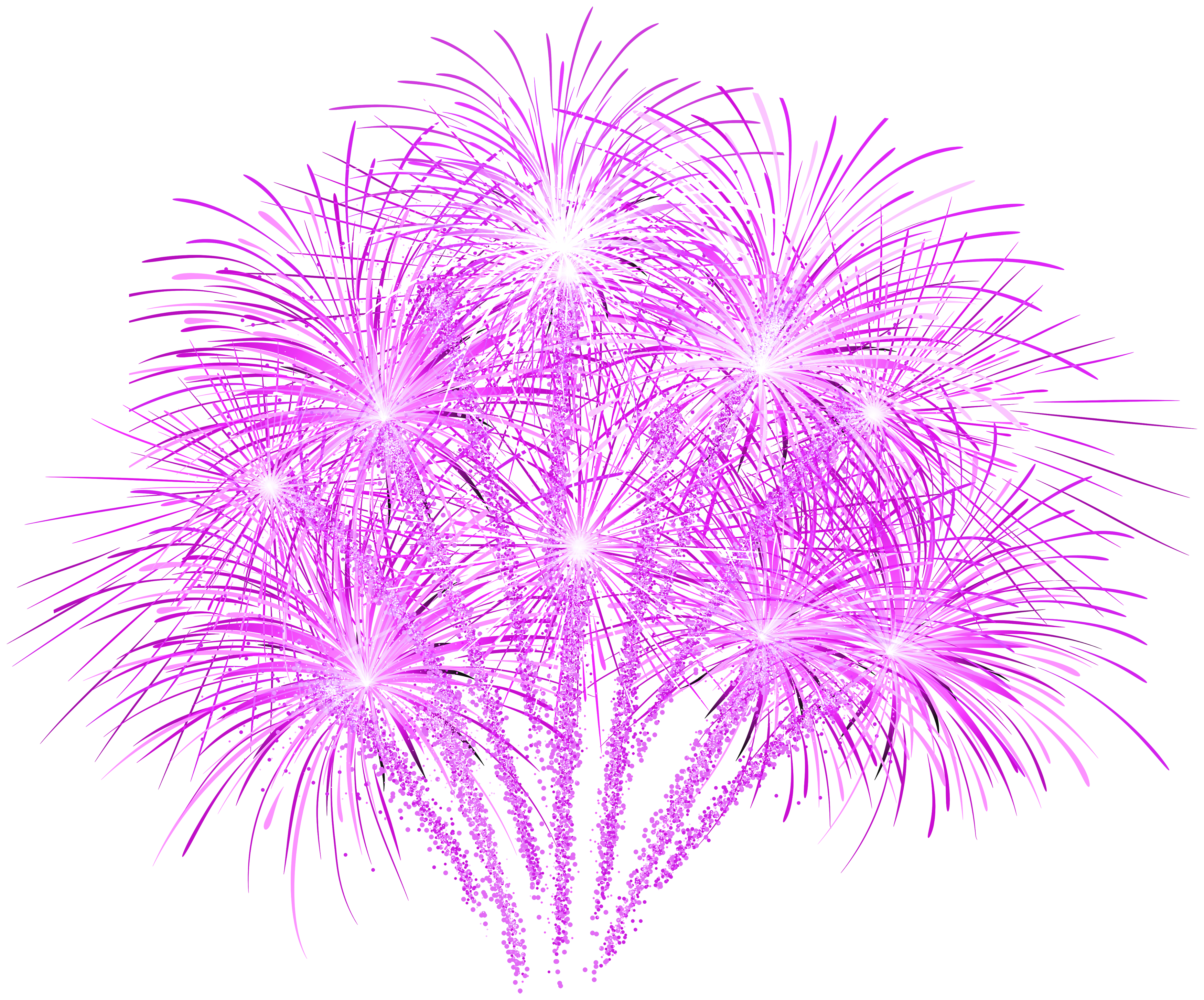 Pink Fireworks Bow