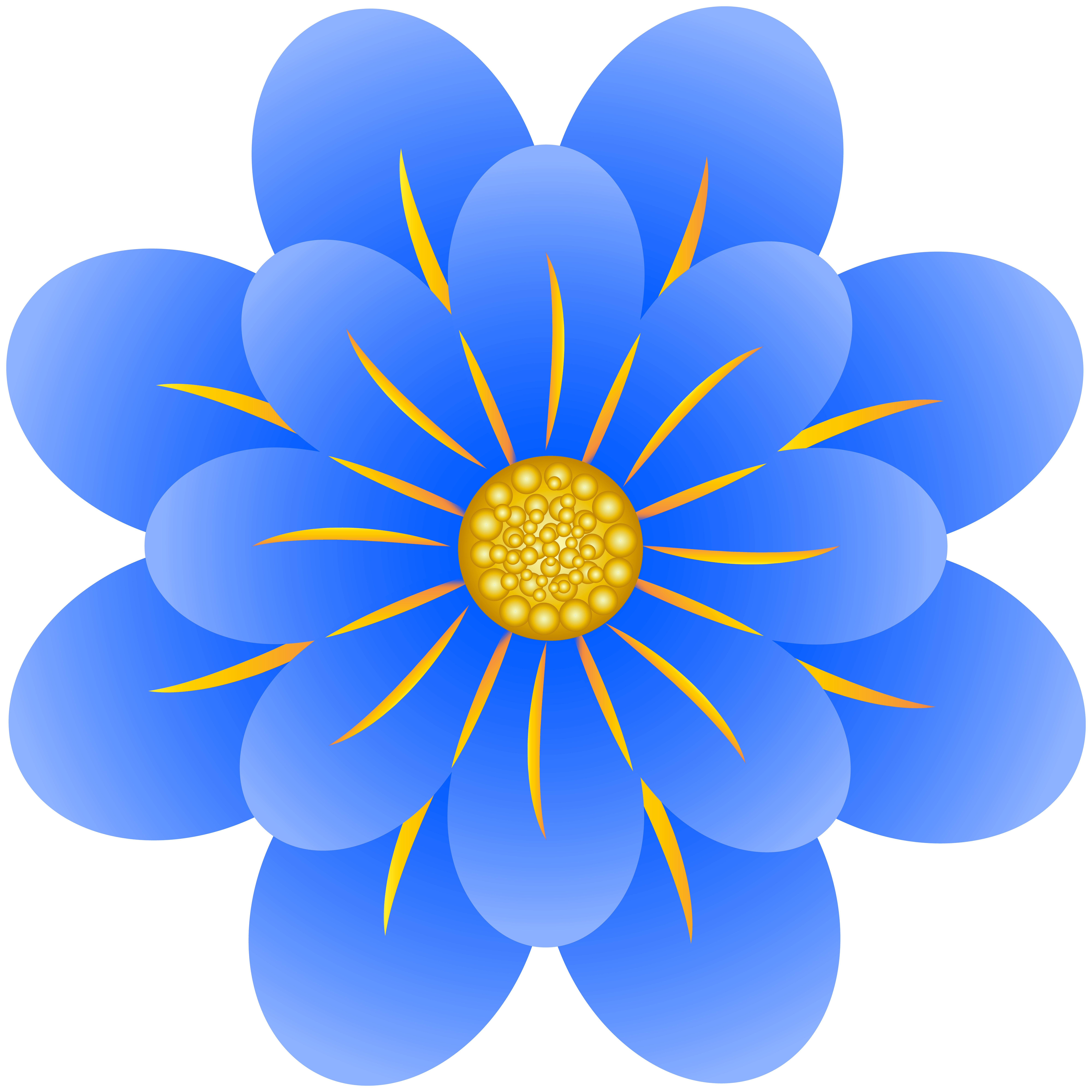 Blue Flower PNG Decorative Clipart​ | Gallery Yopriceville - High-Quality  Free Images and Transparent PNG Clipart