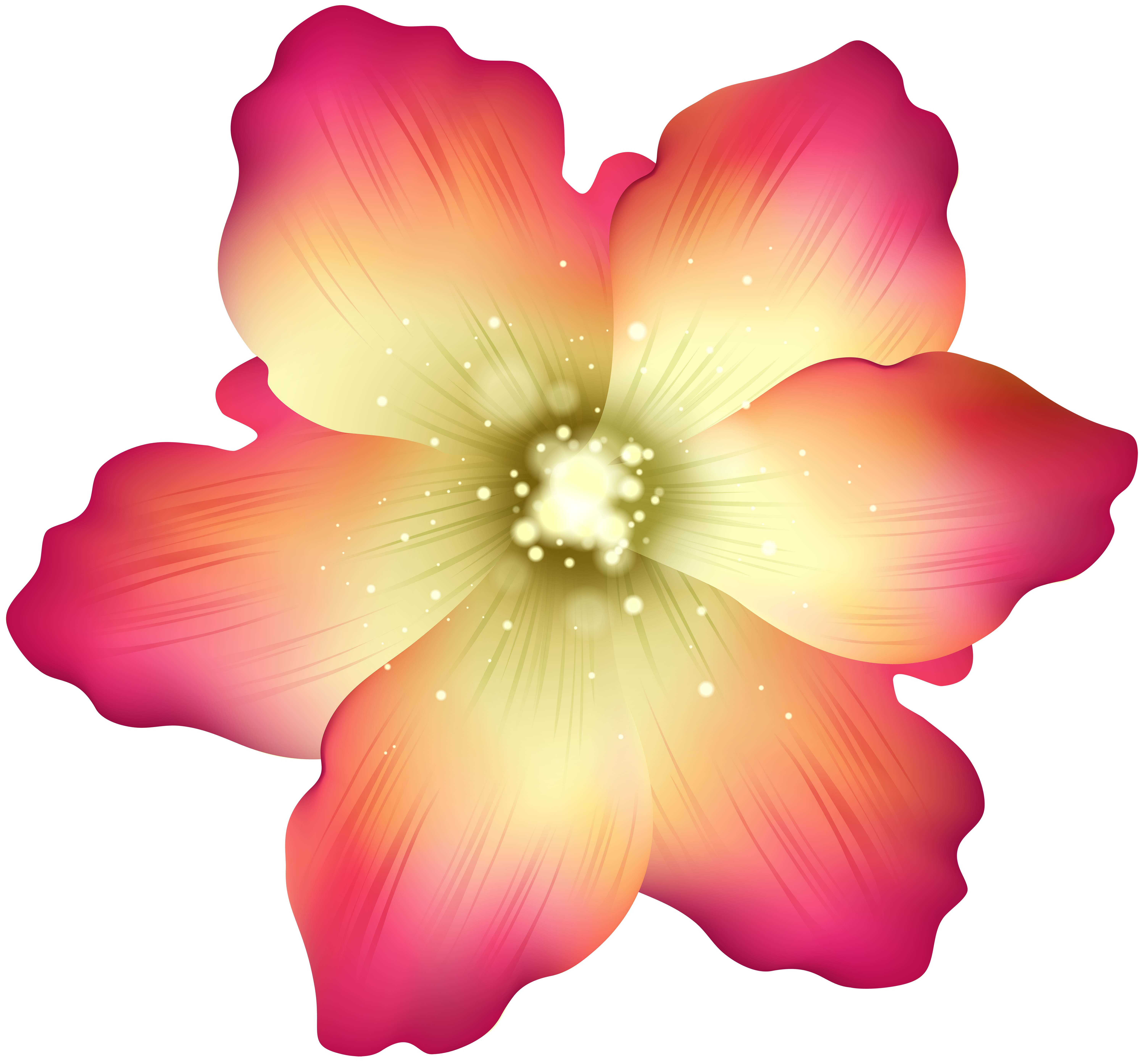 Deco Flower PNG Transparent Clip Art Image | Gallery Yopriceville