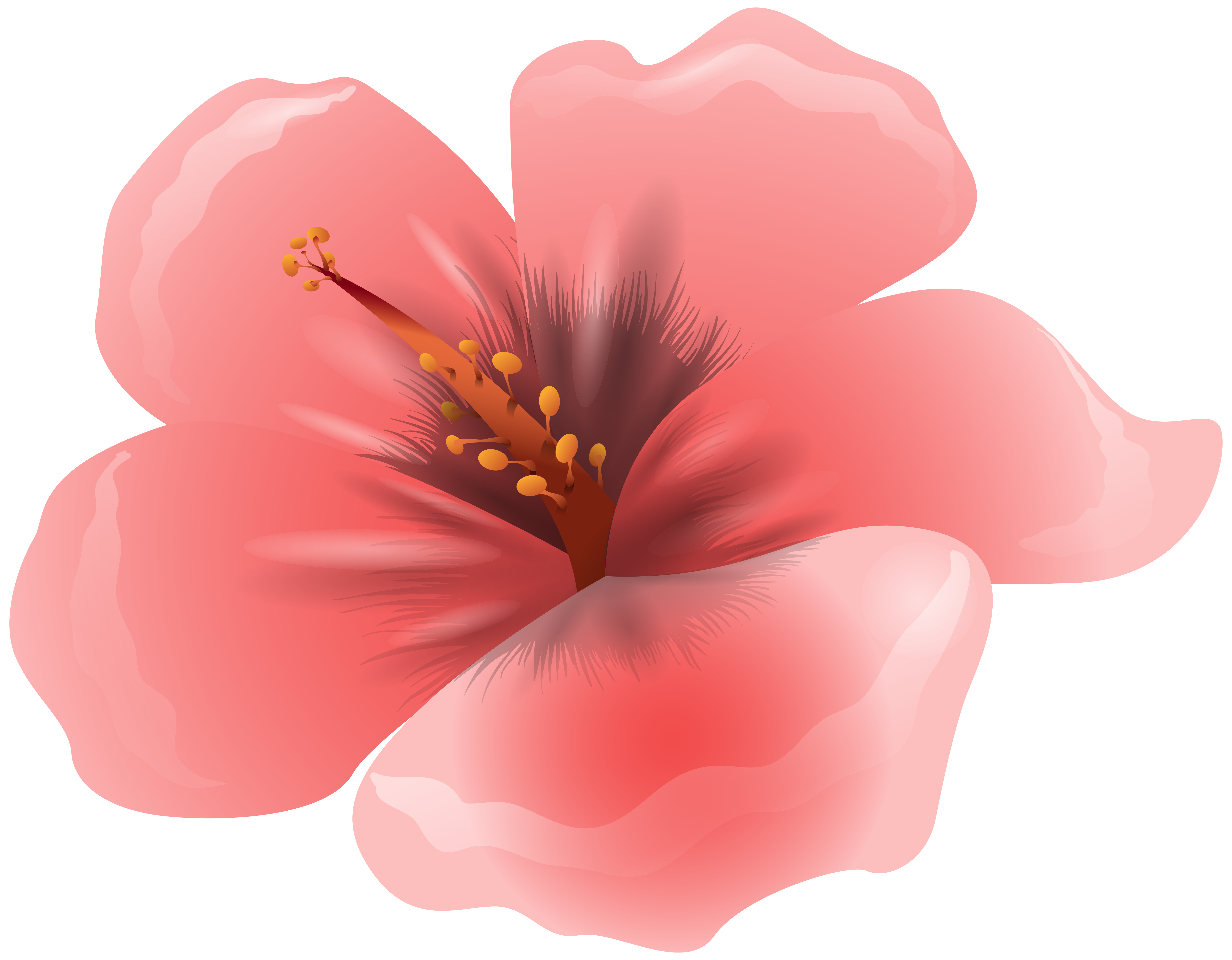 Large Pink Flower Clipart PNG Image | Gallery Yopriceville ...