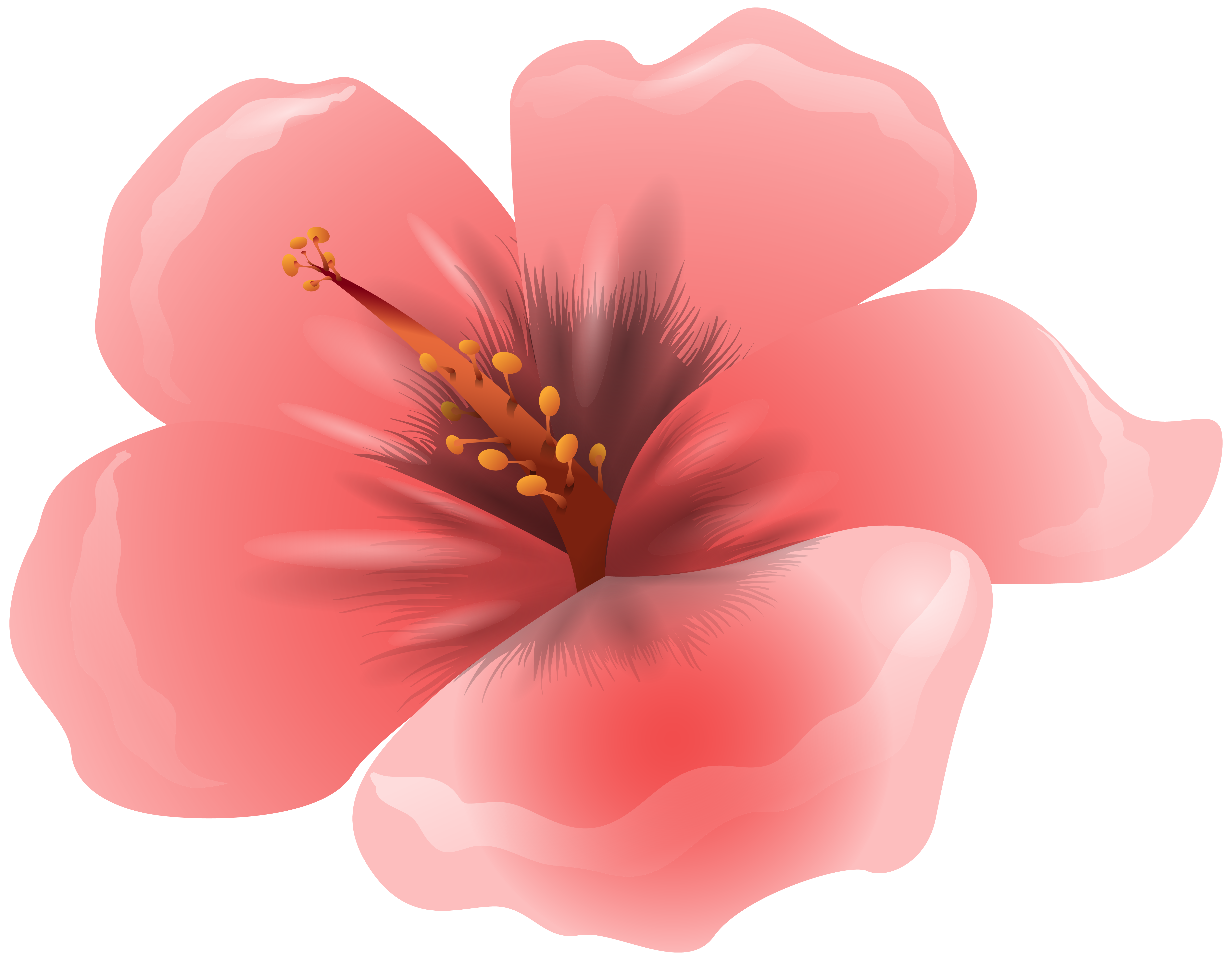 Large Pink Flower Clipart Png Image Gallery Yopriceville High View Full Size
