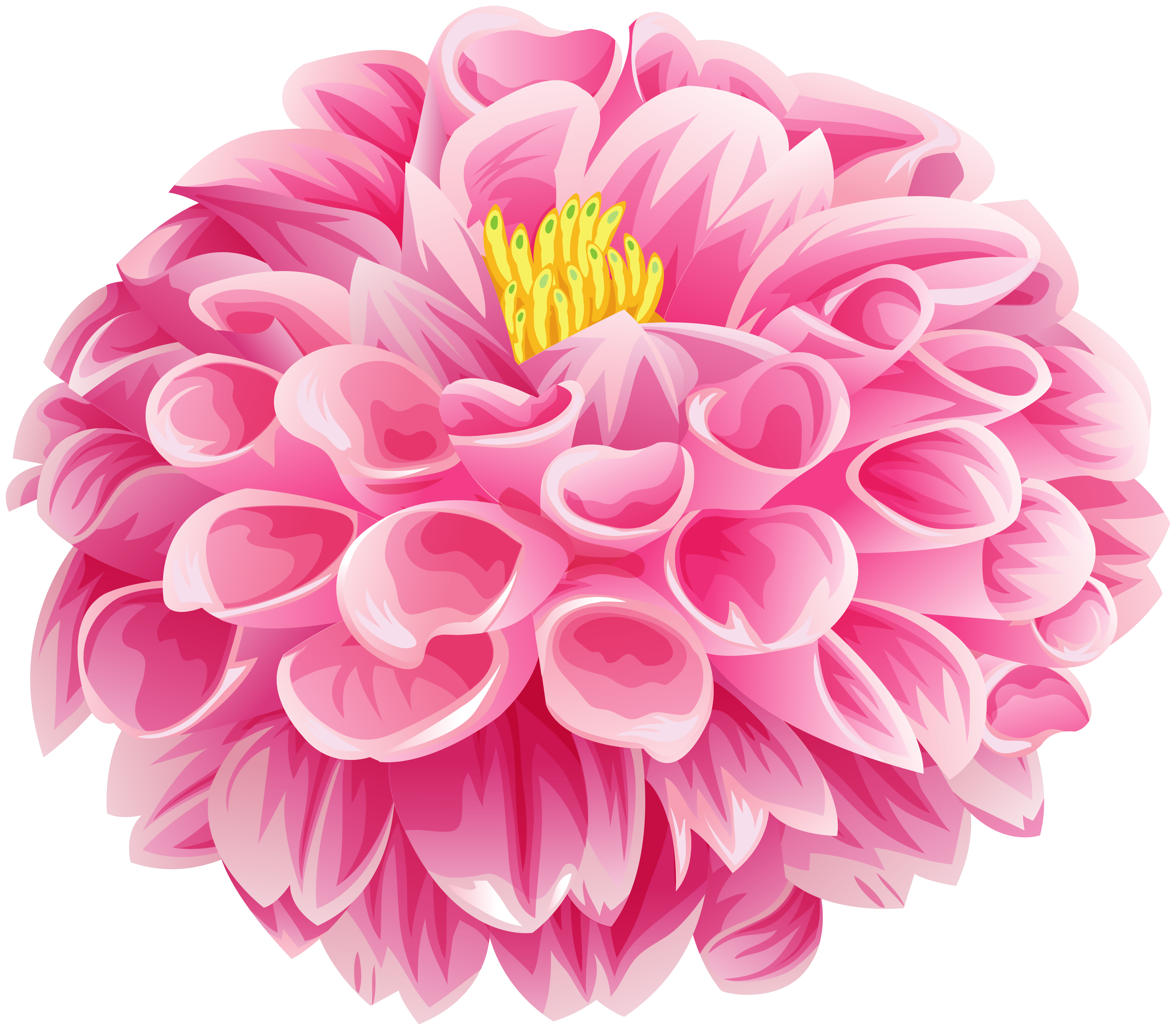 Pink Dahlia Flower Clip Art Image Gallery Yopriceville High Quality Images And Transparent Png Free Clipart