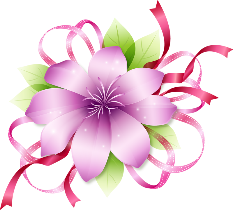 pink flower vector png