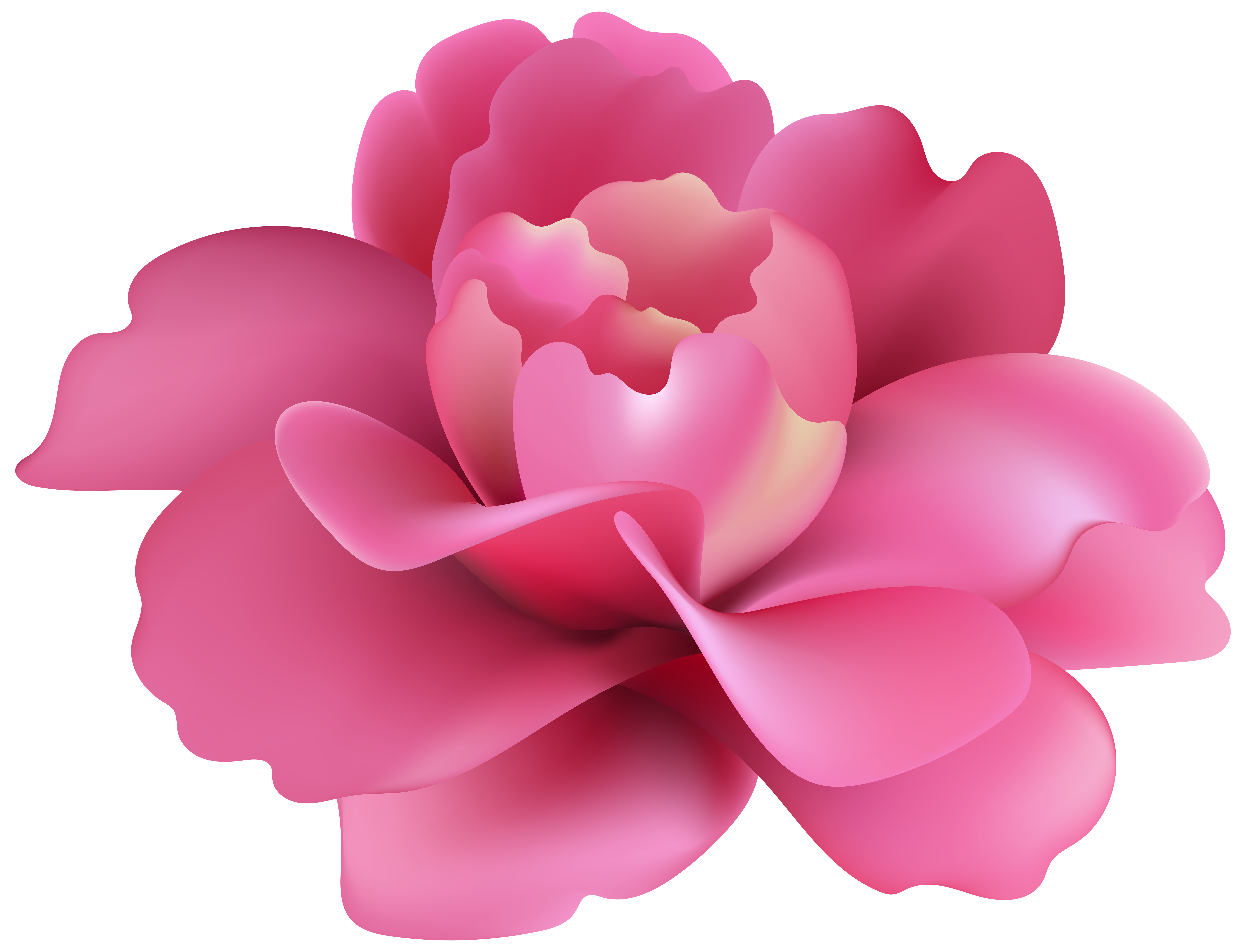 Pink Flower Transparent Clip Art Image​  Gallery Yopriceville -  High-Quality Free Images and Transparent PNG Clipart
