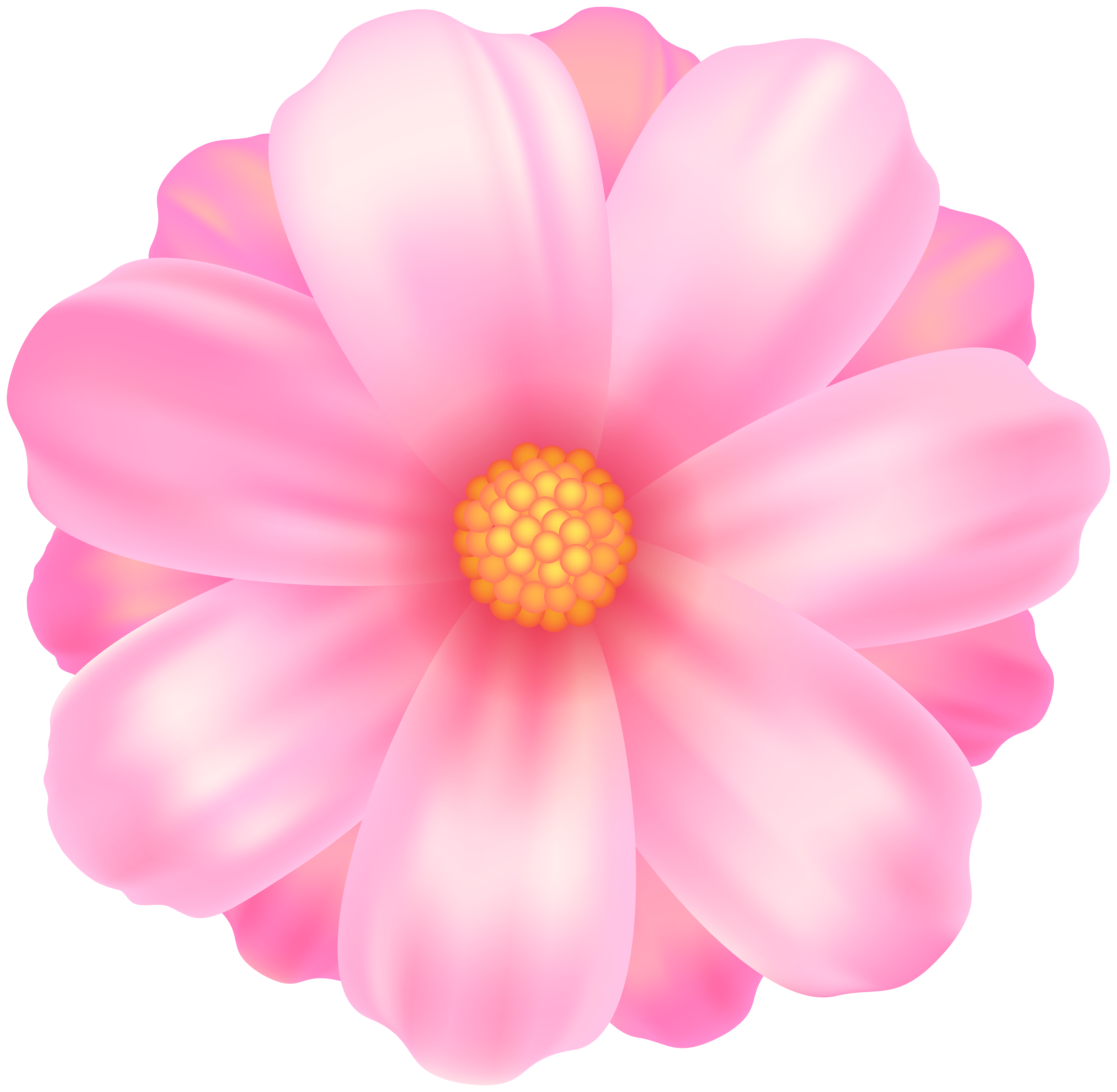 pink flower clip art png