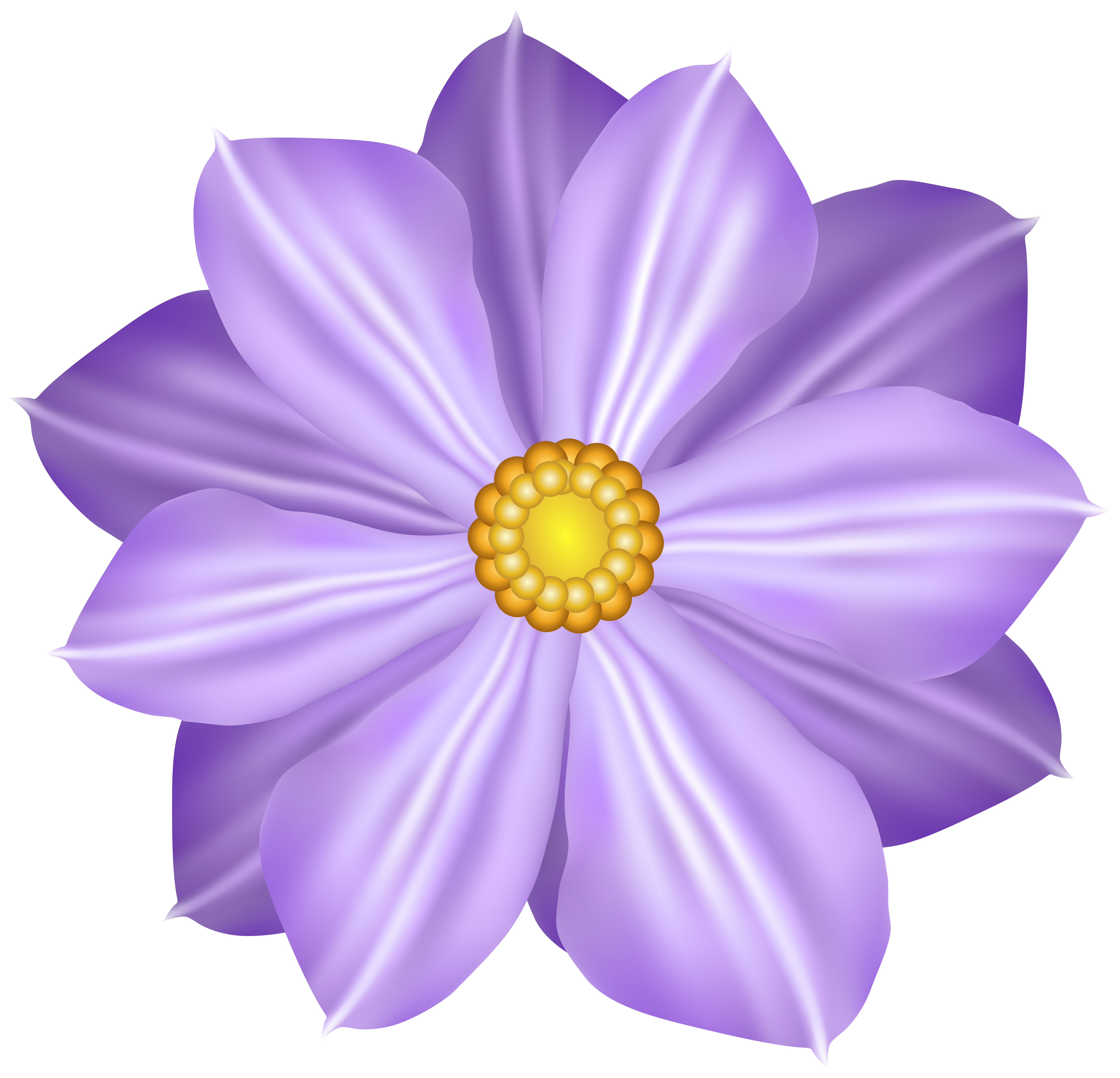Purple Flower Decoration Clipart Image​ | Gallery Yopriceville -  High-Quality Free Images and Transparent PNG Clipart