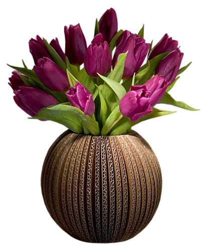 Tulips Vase PNG Picture Gallery Yopriceville High Quality Free   Tulips Vase PNG Picture 