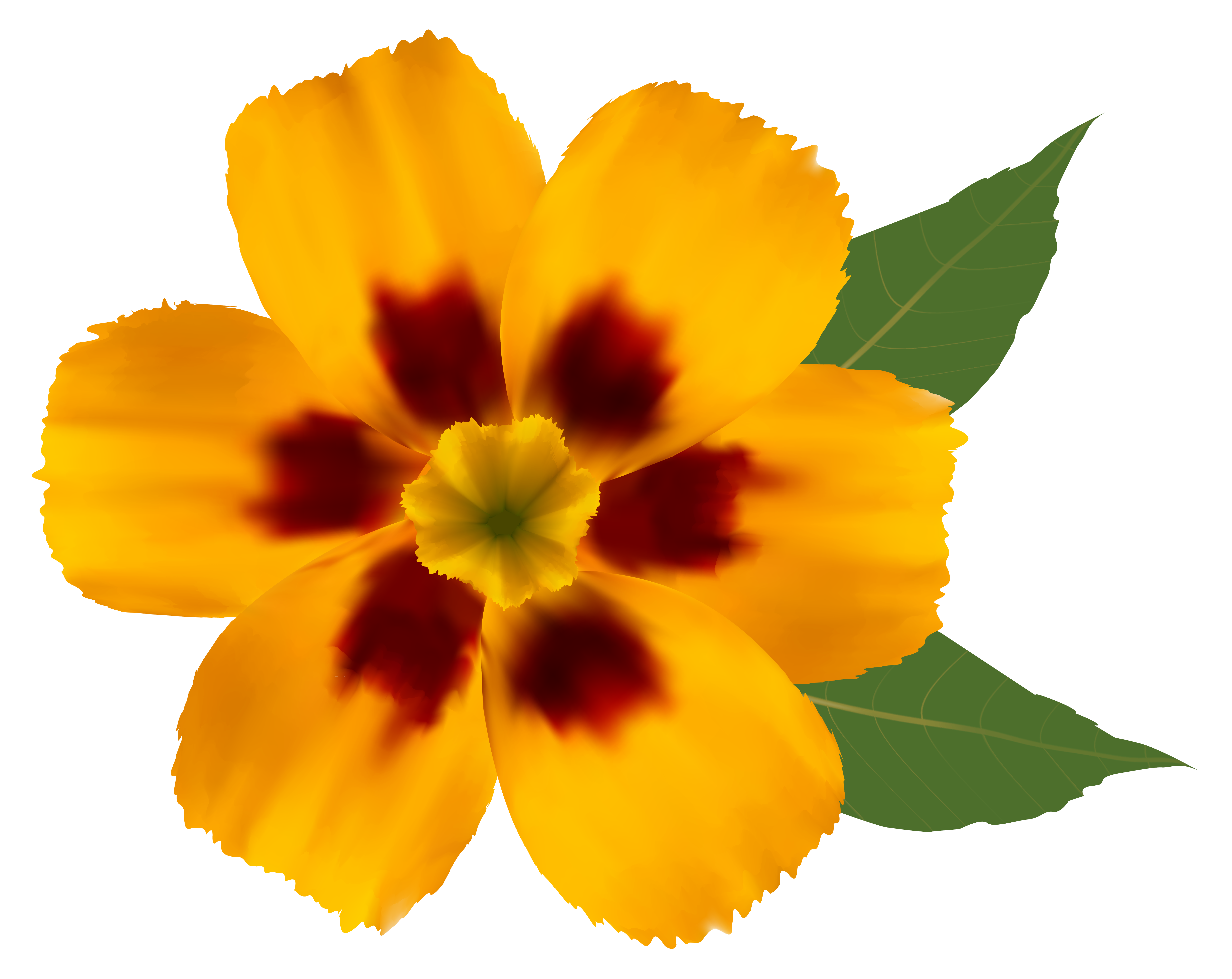 clipart yellow flowers