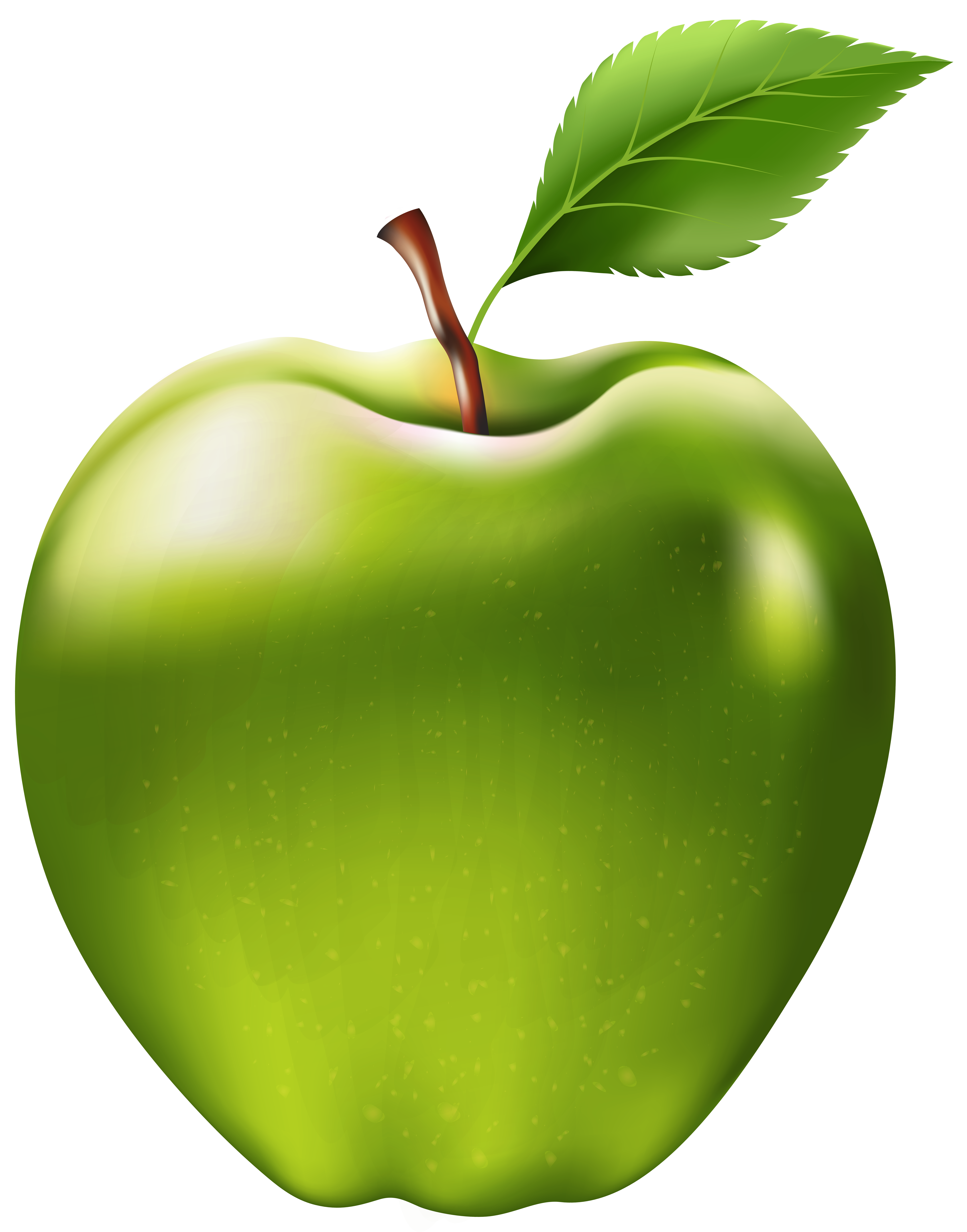 Green Apple Transparent PNG Clip Art Image​ | Gallery Yopriceville -  High-Quality Free Images and Transparent PNG Clipart