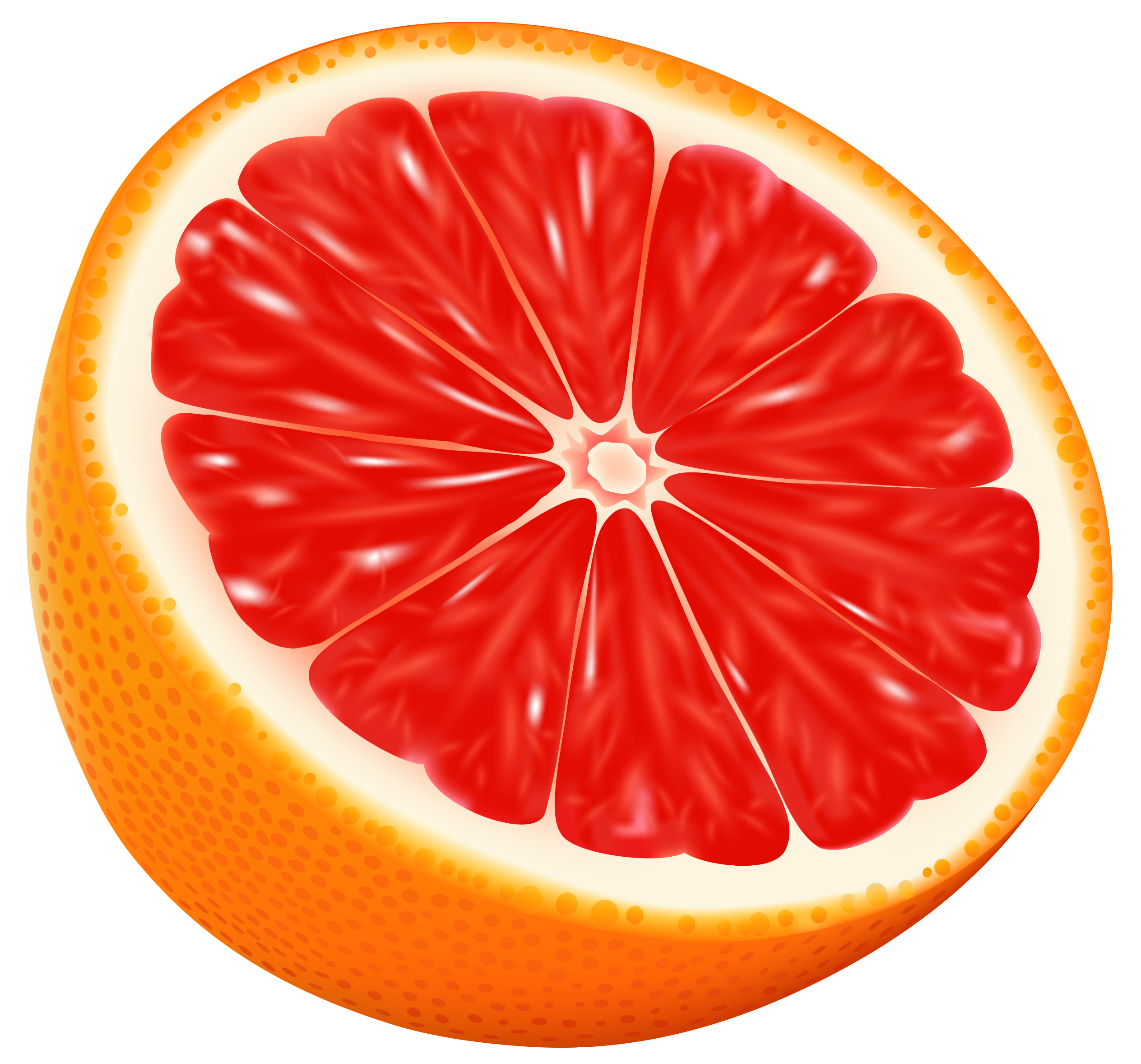 Download Half Red Orange PNG Vector Clipart Image | Gallery ...