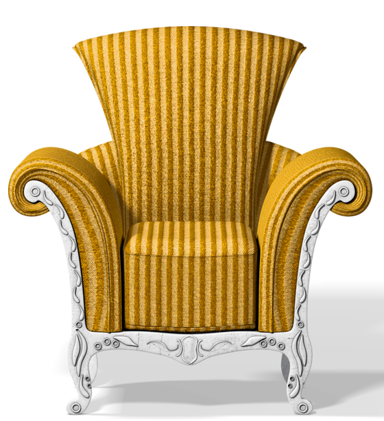 gold chair