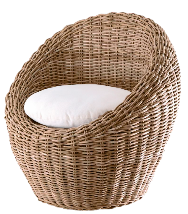 Transparent Round Wicker Chair PNG Picture | Gallery Yopriceville