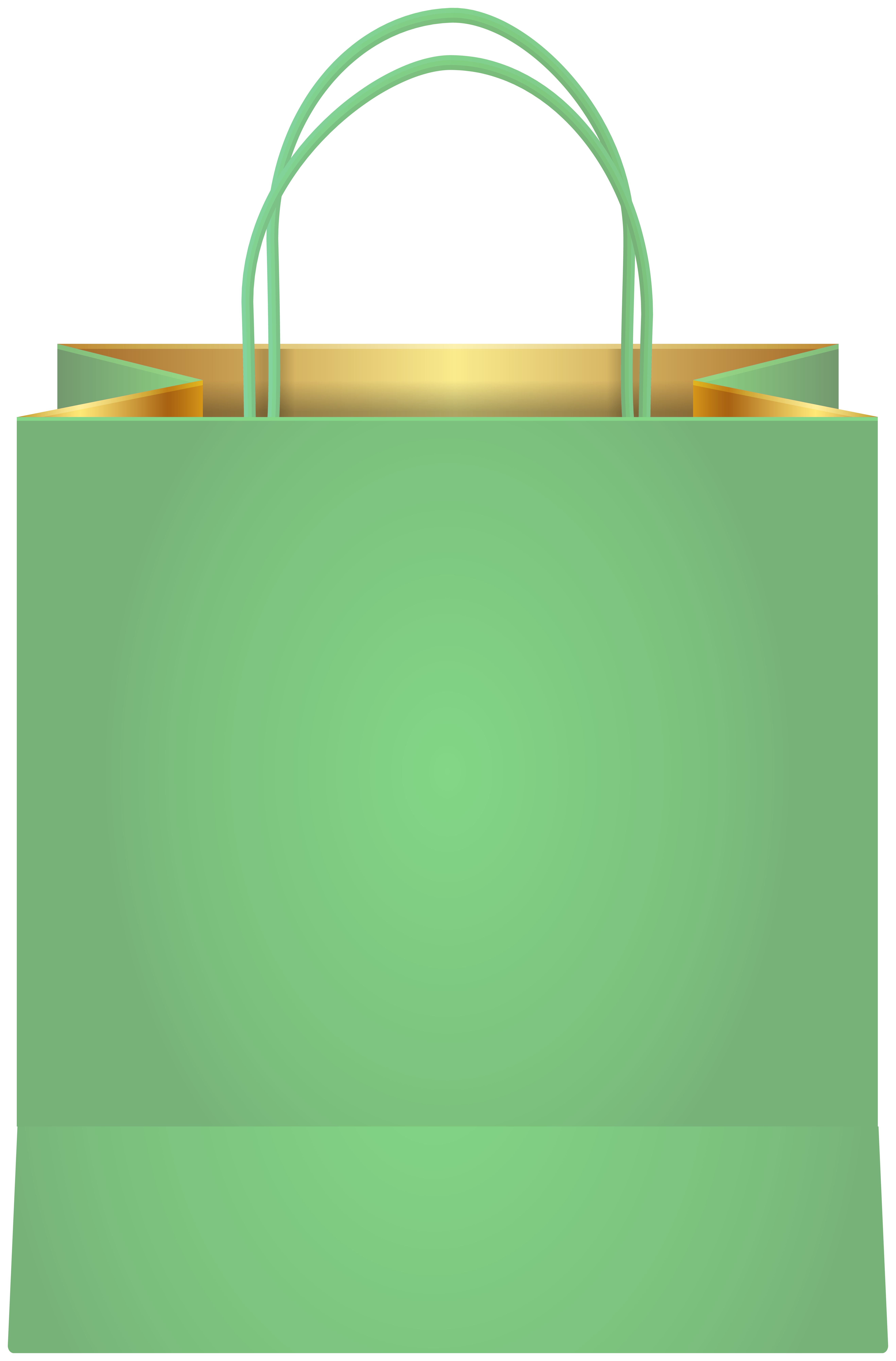 Green Shopping Bag clipart. Free download transparent .PNG