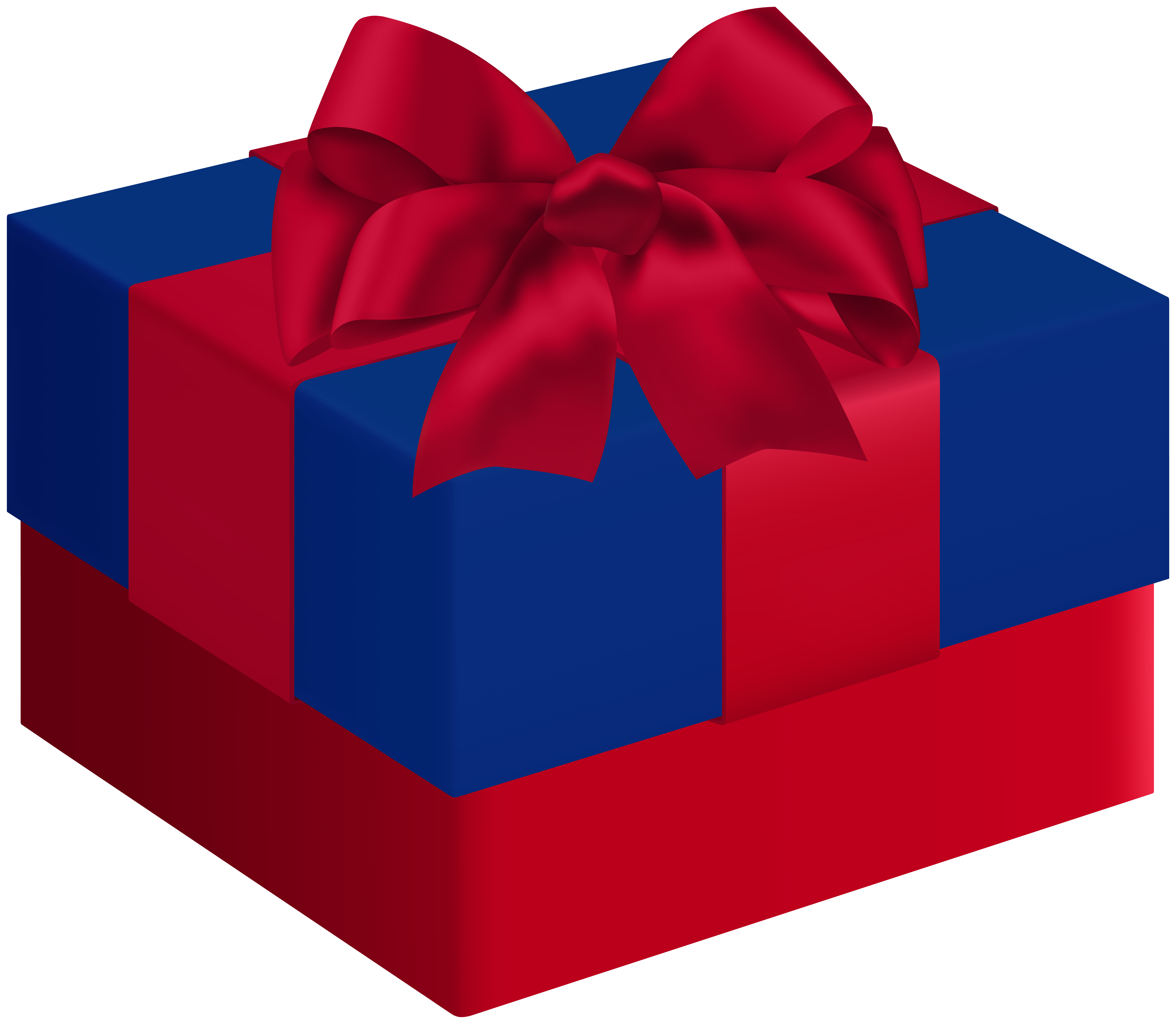 Red Gift Box Transparent Clip Art Image​  Gallery Yopriceville -  High-Quality Free Images and Transparent PNG Clipart