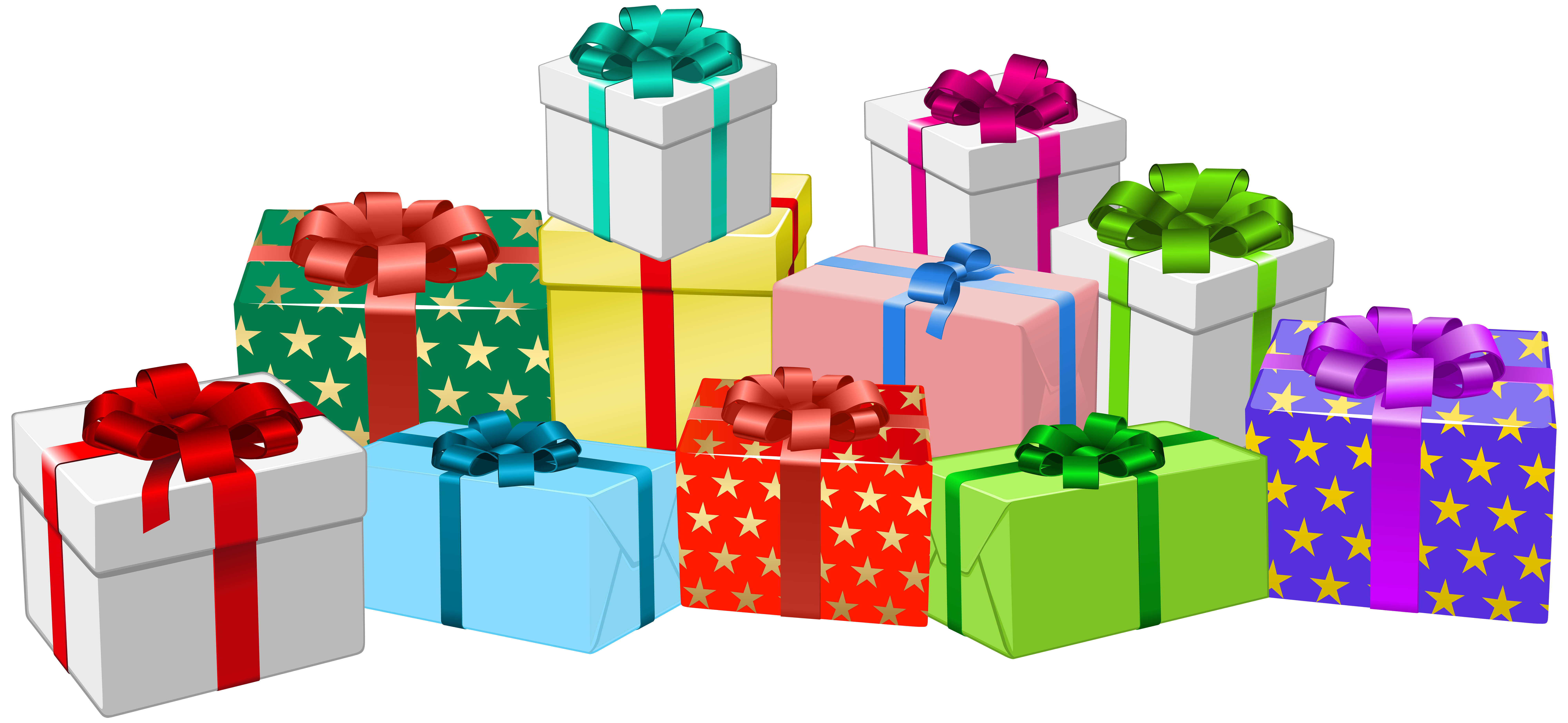 Gift Boxes PNG Clip Art Image | Gallery Yopriceville ...