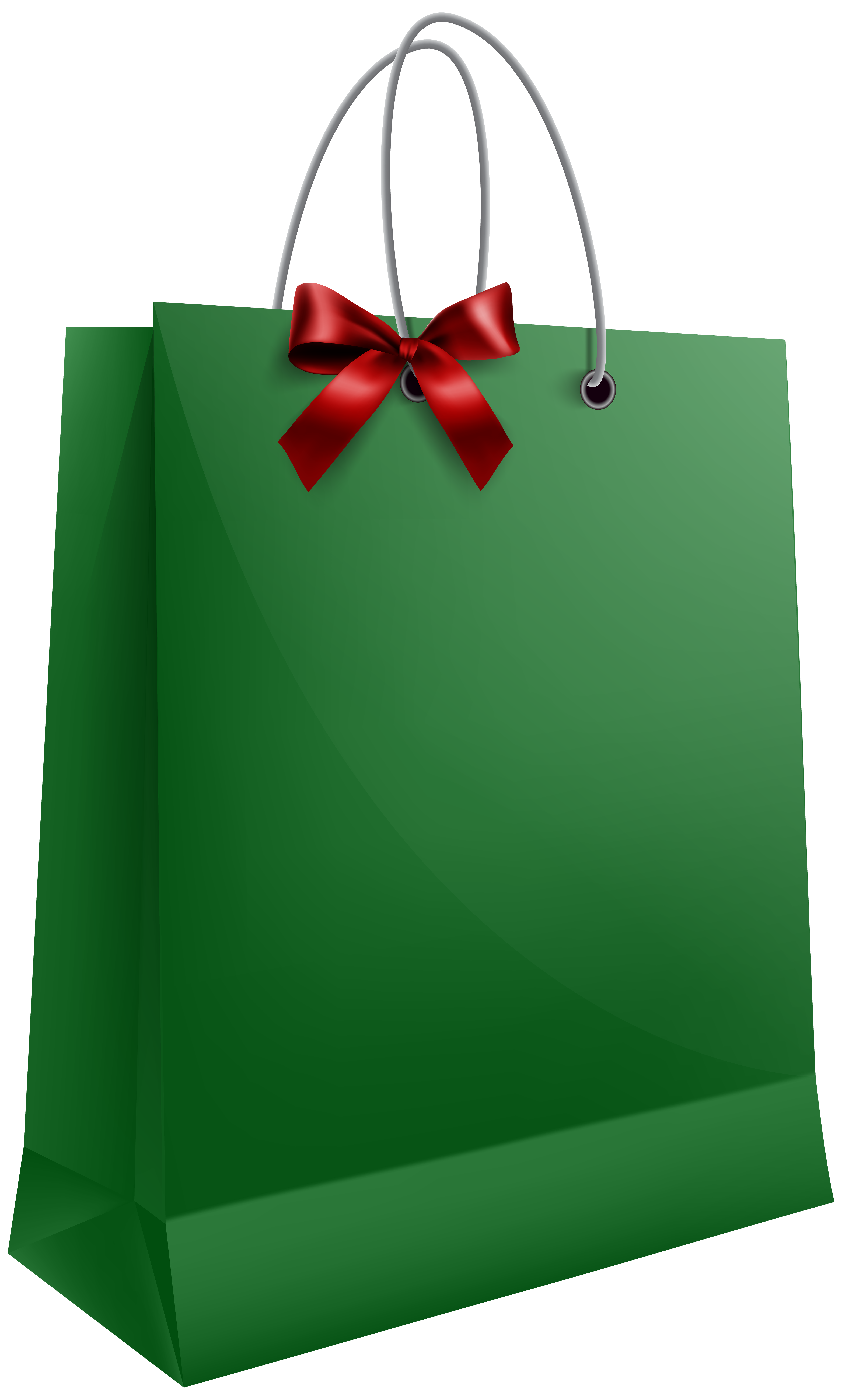 Green Gift Bag With Bow Png Clip Art Image Gallery Yopriceville View Full Size