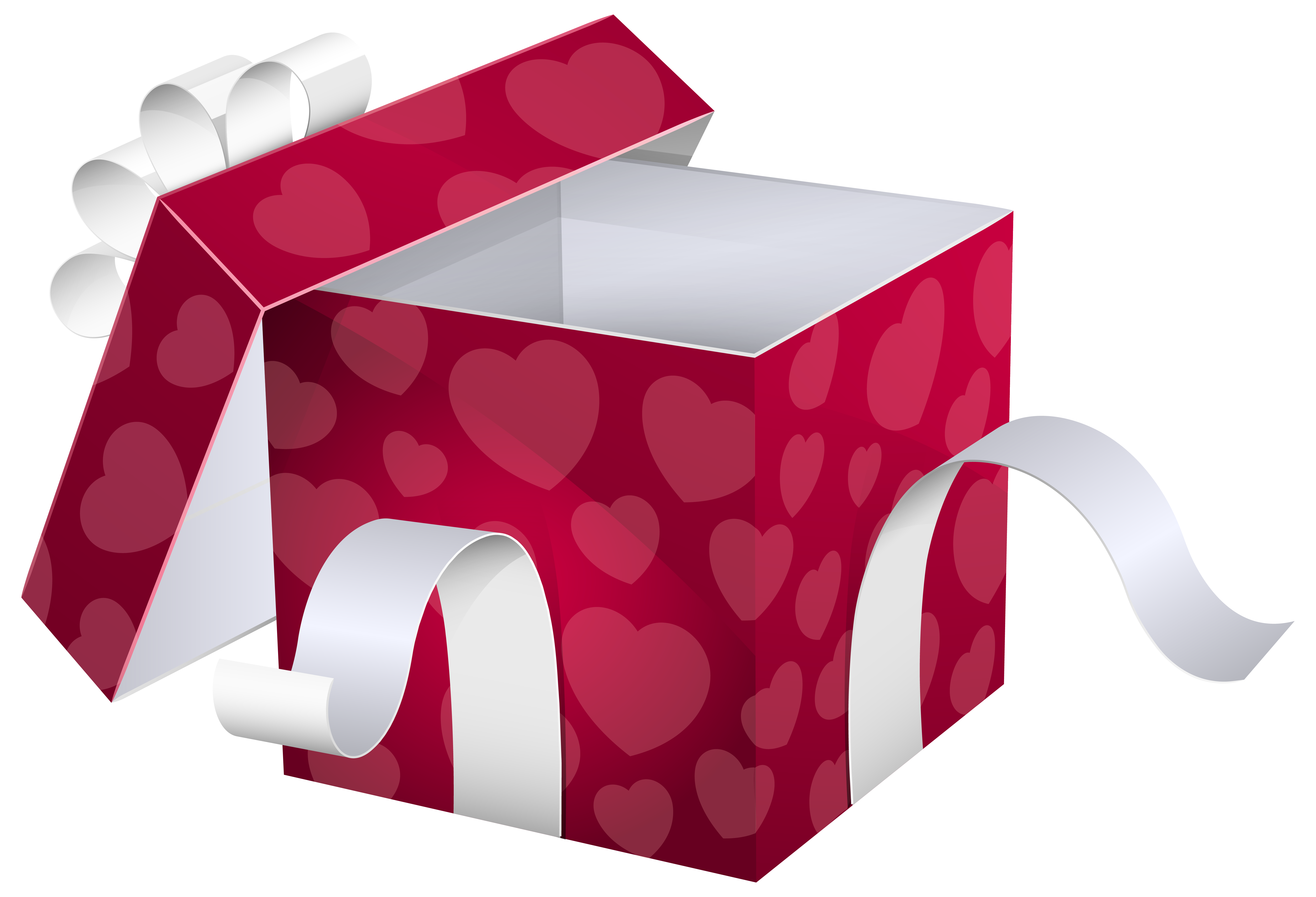 Premium Vector | Open gift box with confetti burst surprise present