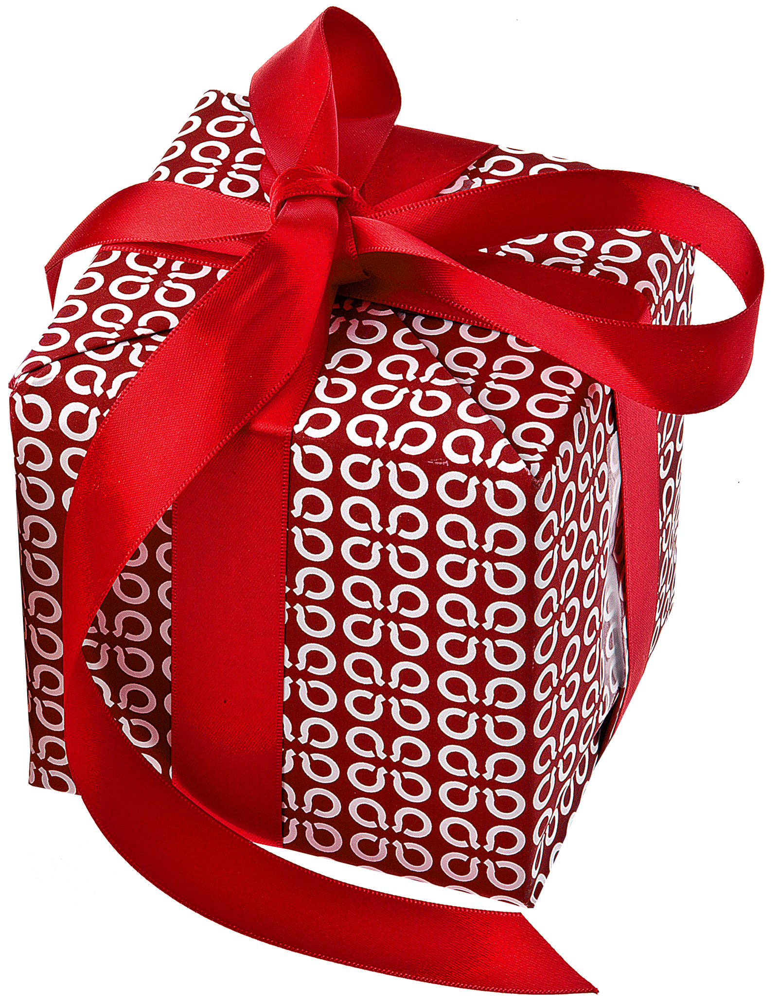 Red and White Present with Red Bow Clipart | Gallery ...