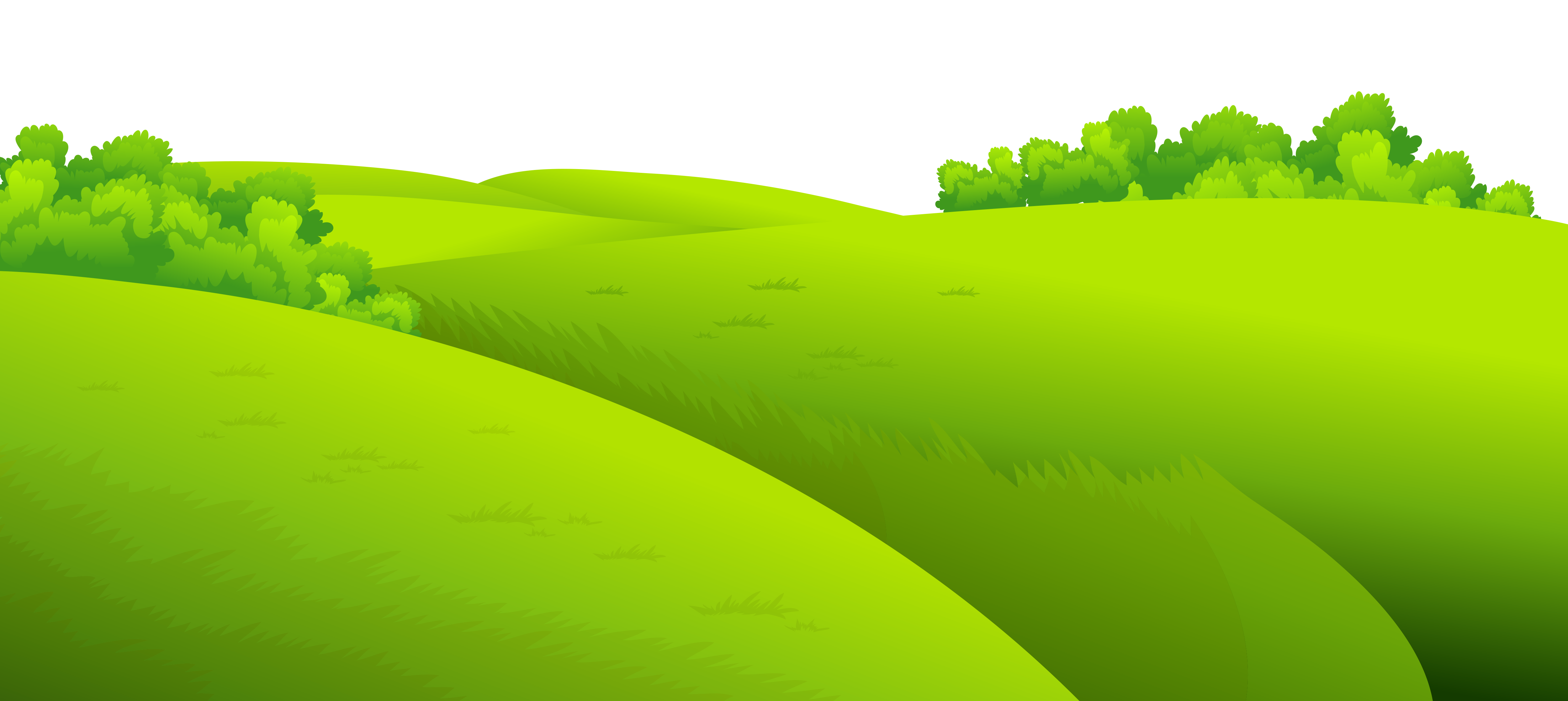 Green Meadows Background Clip Art