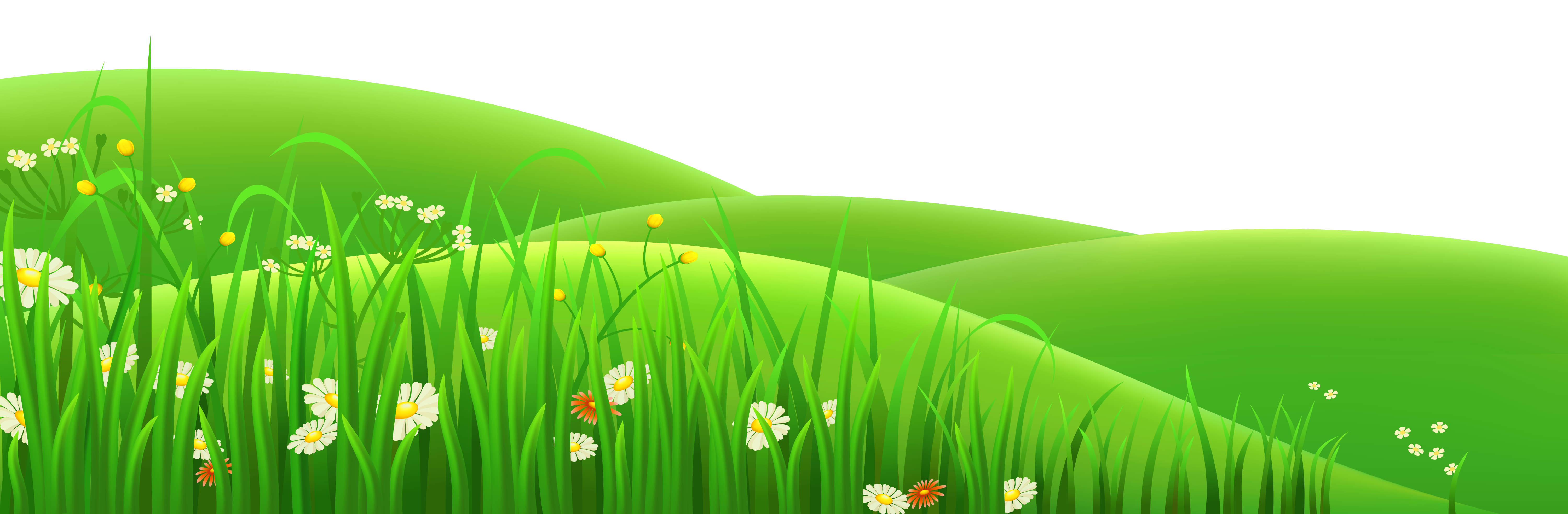 Transparent Flowers and Grass PNG Clipart | Gallery Yopriceville - High