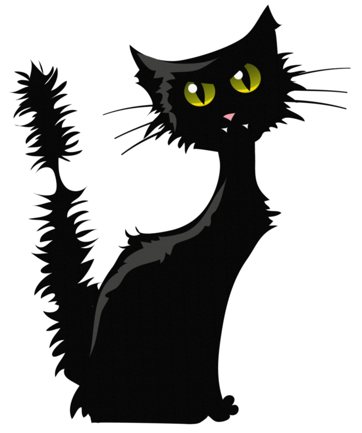 Black Cat PNG Clipart Image | Gallery Yopriceville - High ...