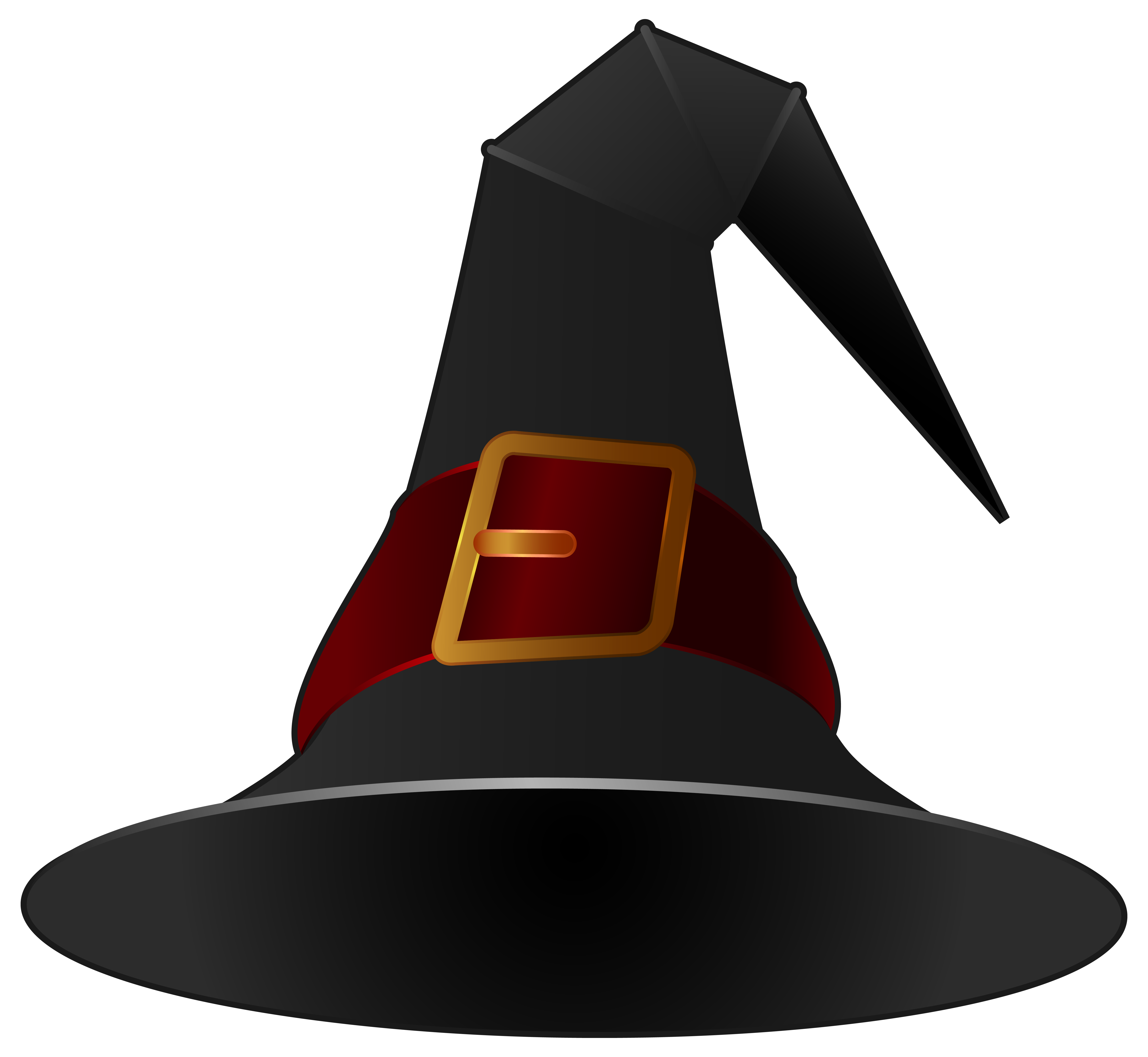 Black Witch Hat PNG Clipart Image | Gallery Yopriceville - High-Quality ...
