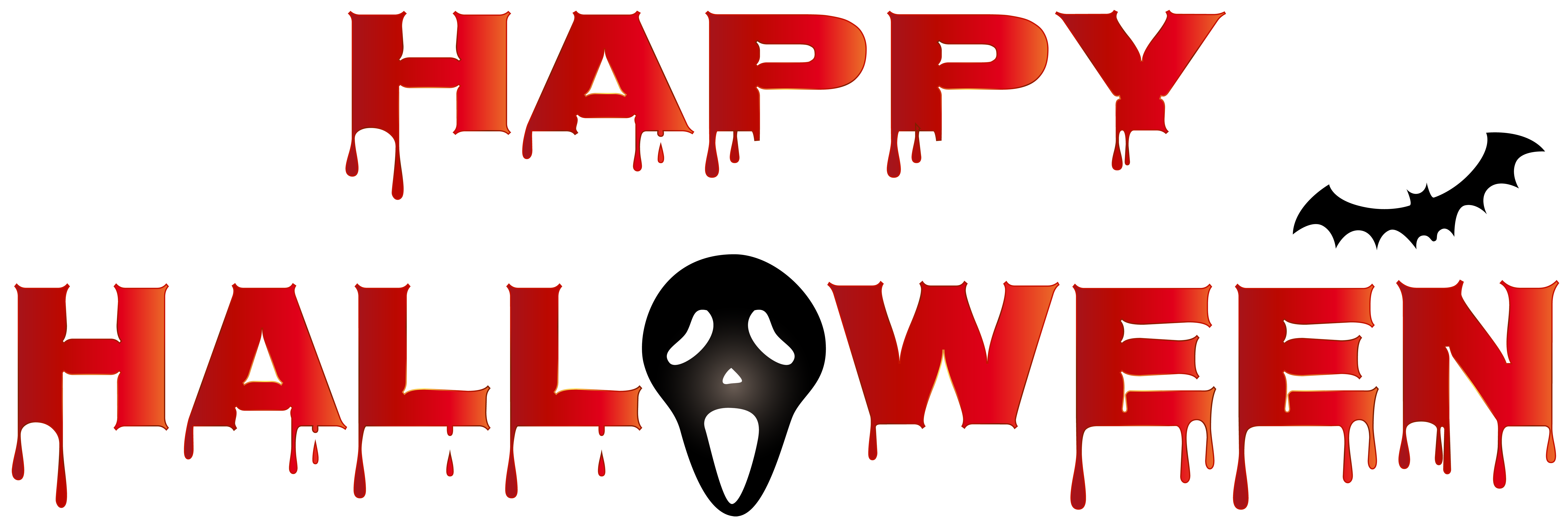 Bloody Happy Halloween PNG Clip Art | Gallery Yopriceville ...