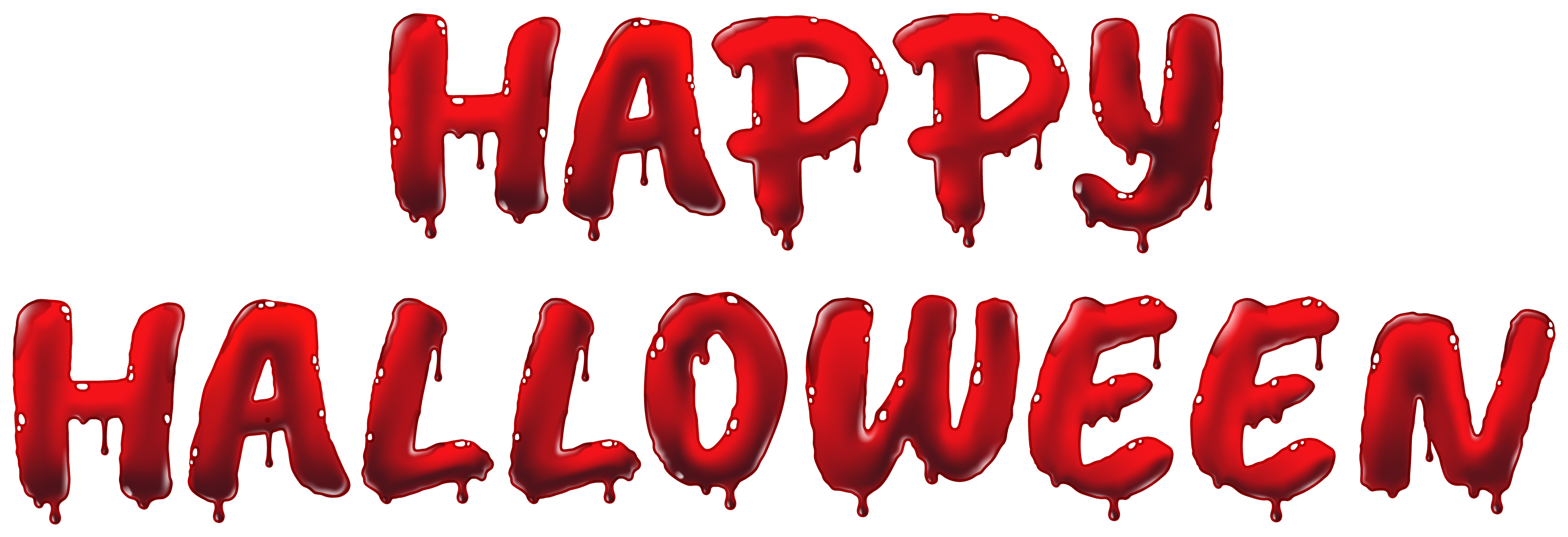 Bloody Happy Halloween PNG Clipart | Gallery Yopriceville ...