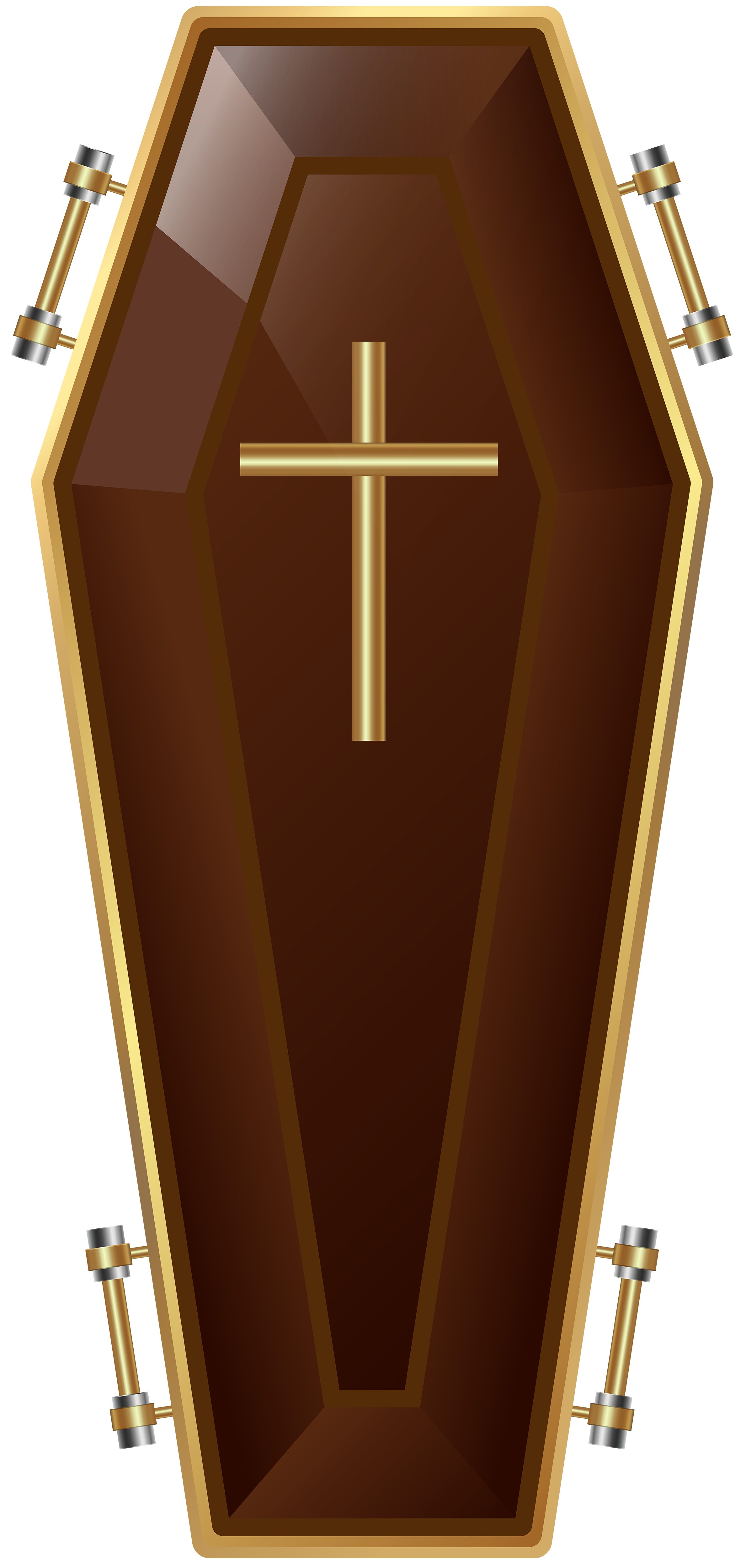 Brown Coffin Transparent PNG Image | Gallery Yopriceville - High