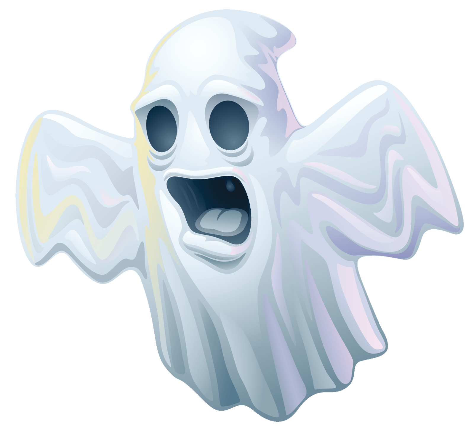 Halloween Ghost Icon In Cartoon Style Isolated Vector - vrogue.co
