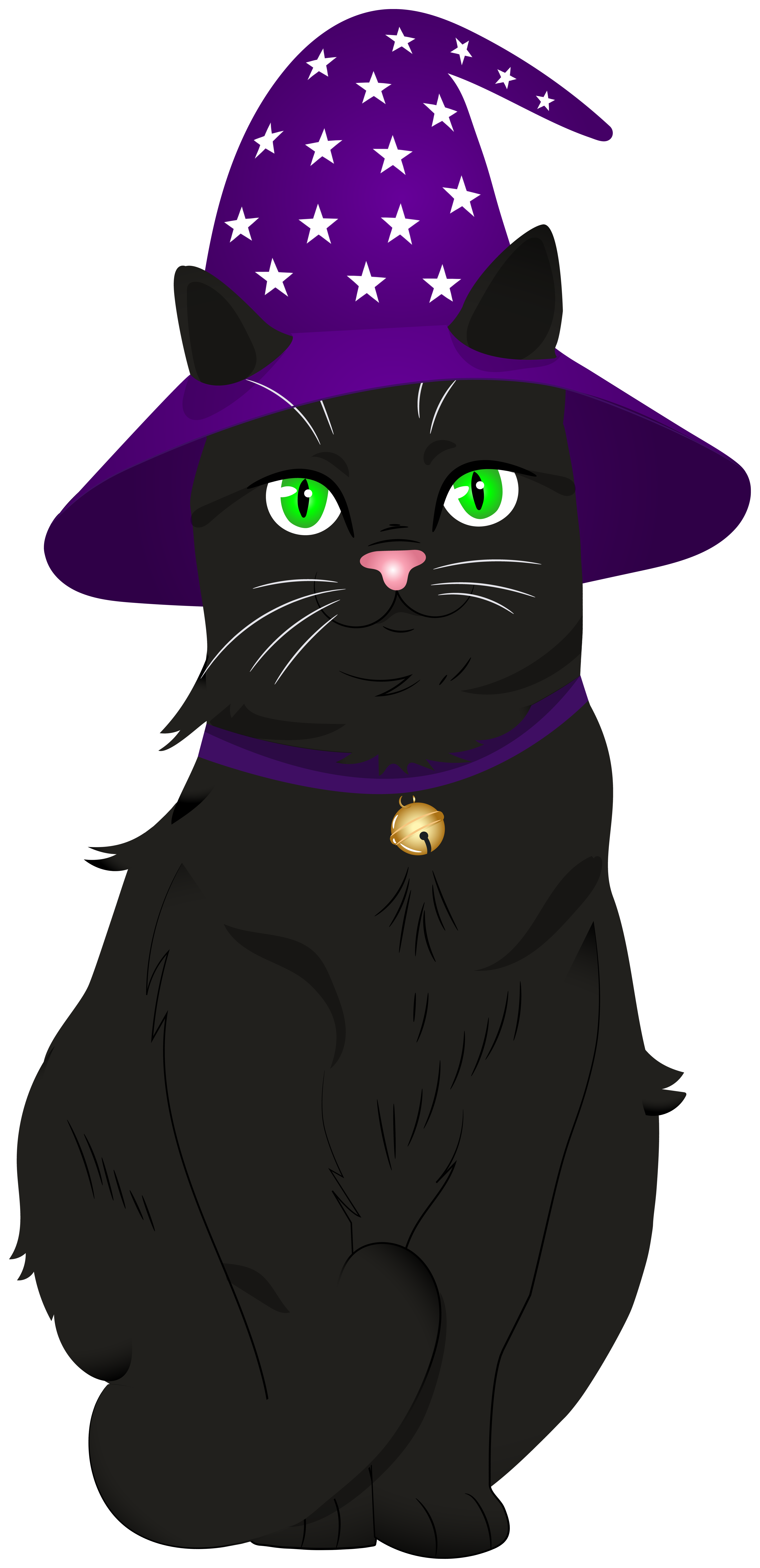 black cat clipart