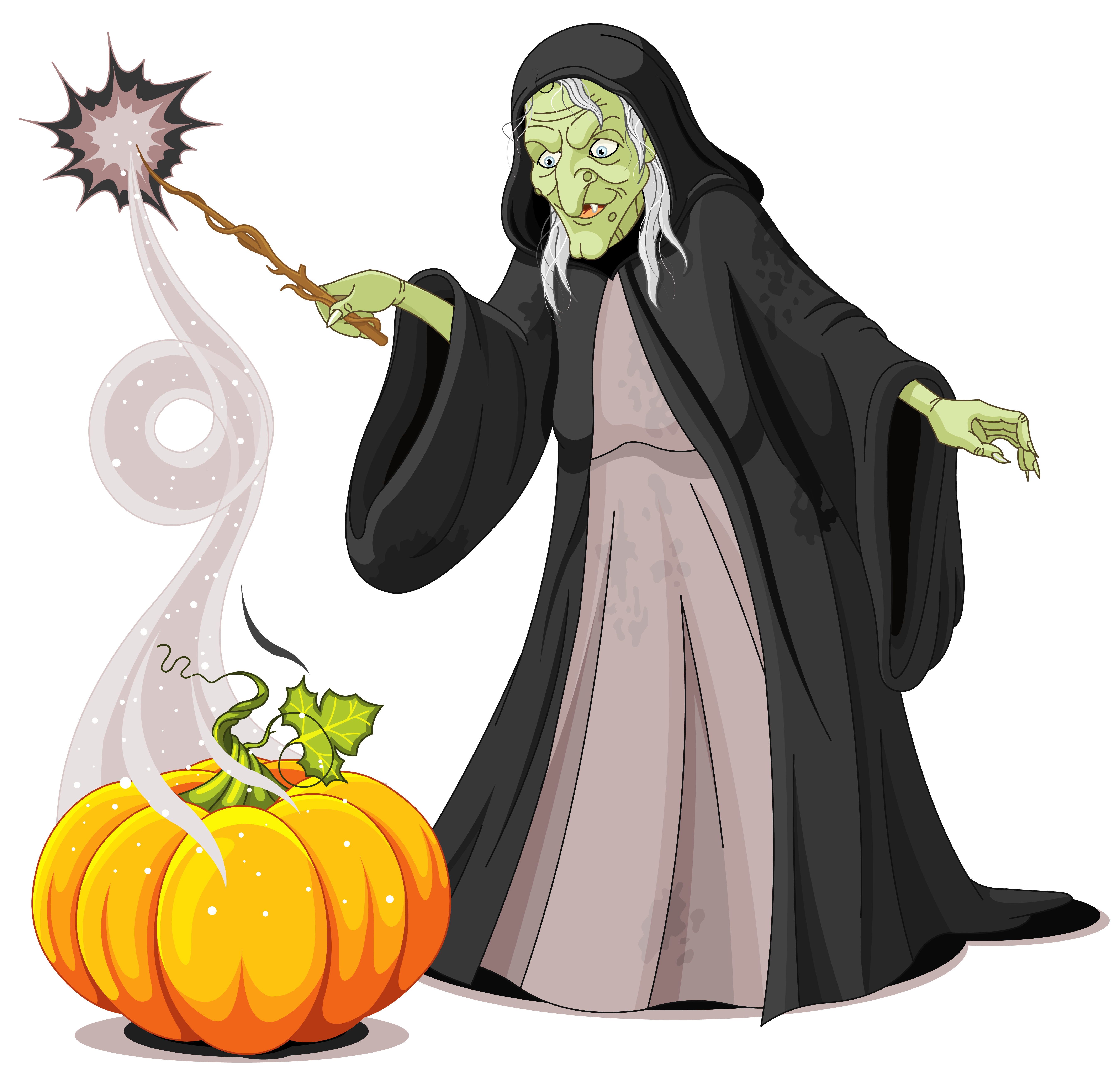 Witch PNG Creepy Horror Halloween Clipart