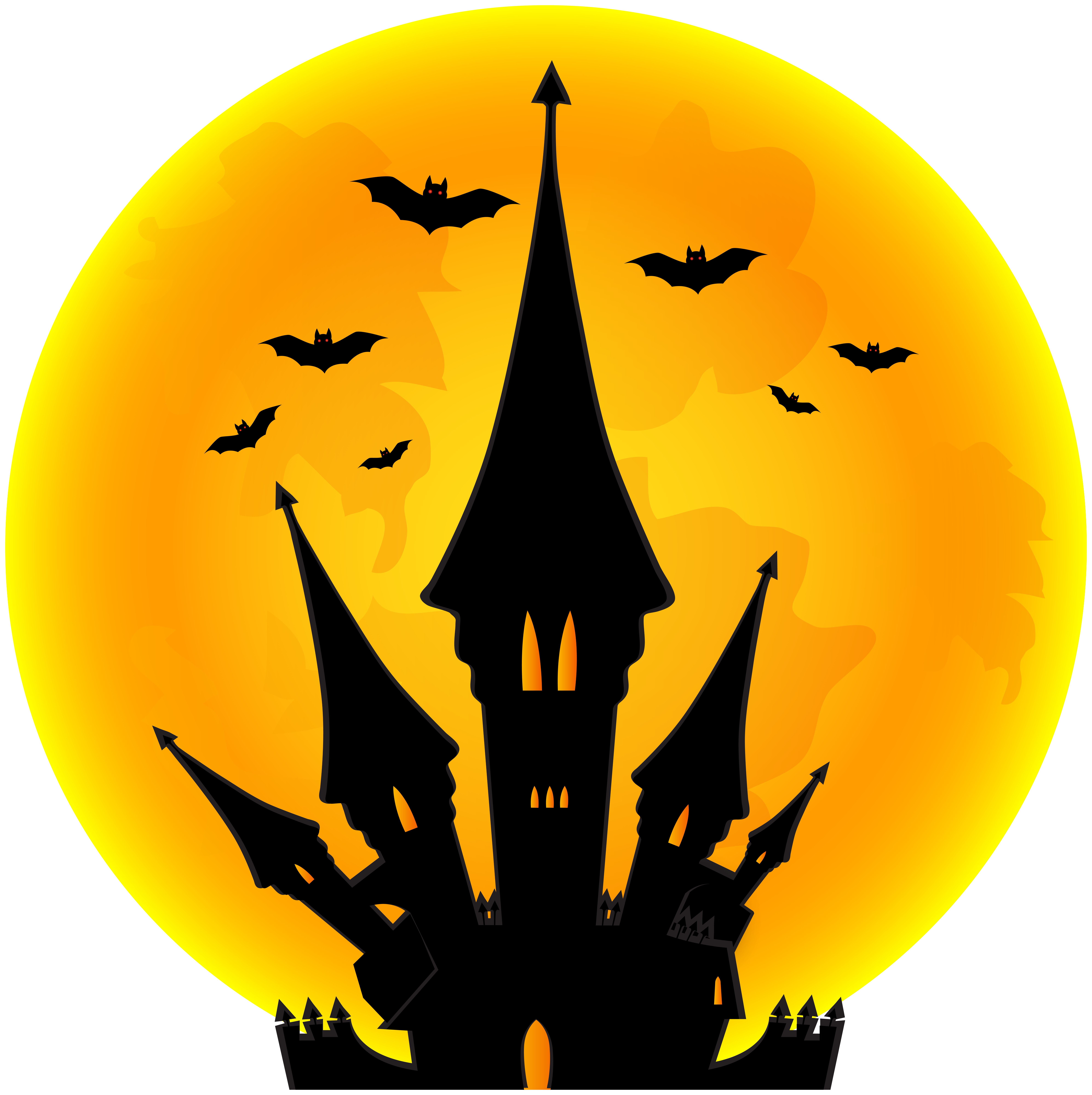 Halloween Moon PNG Clip Art Image​  Gallery Yopriceville - High-Quality  Free Images and Transparent PNG Clipart