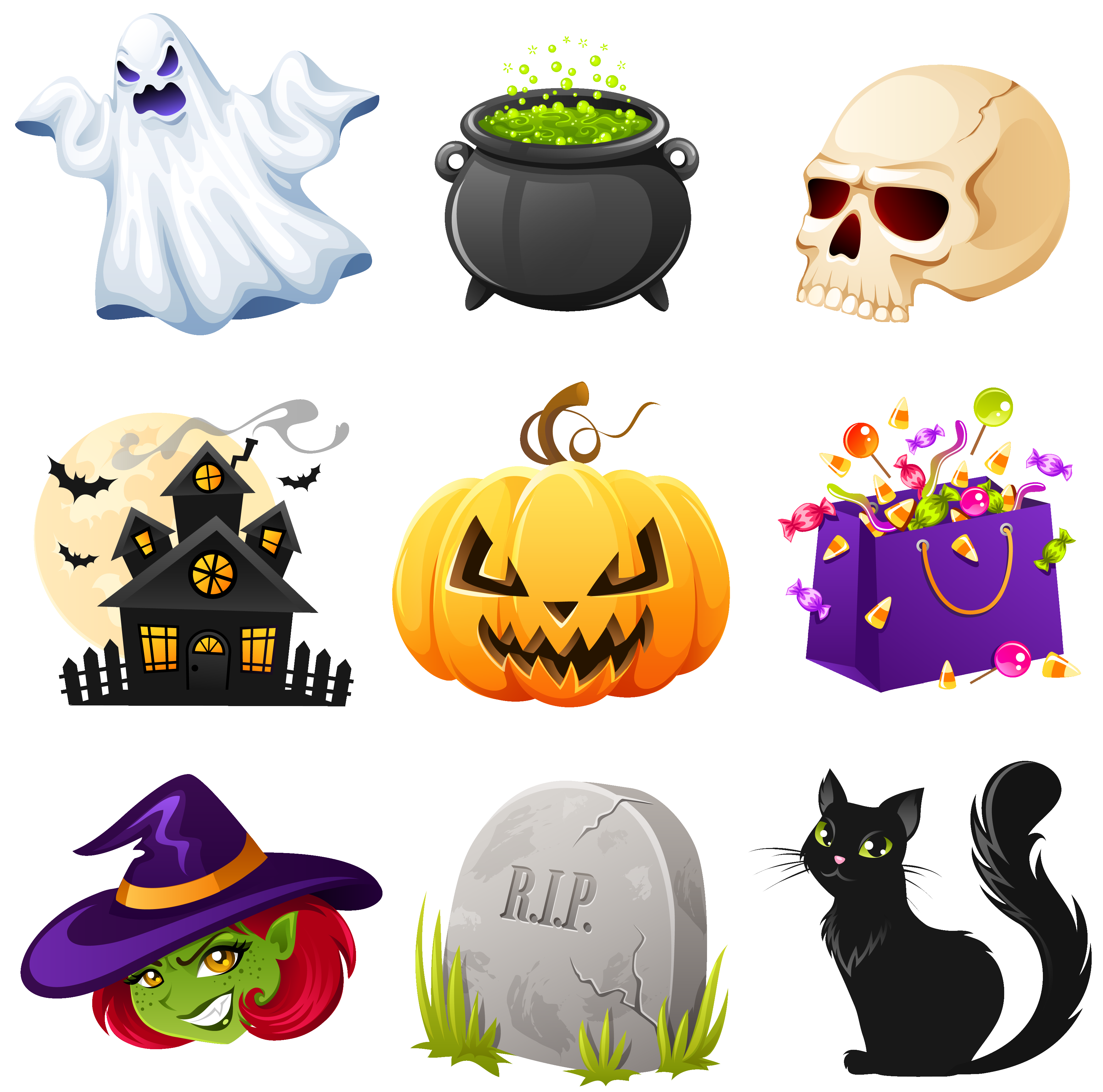 Halloween PNG Creepy Clipart Pictures Collection | Gallery Yopriceville ...