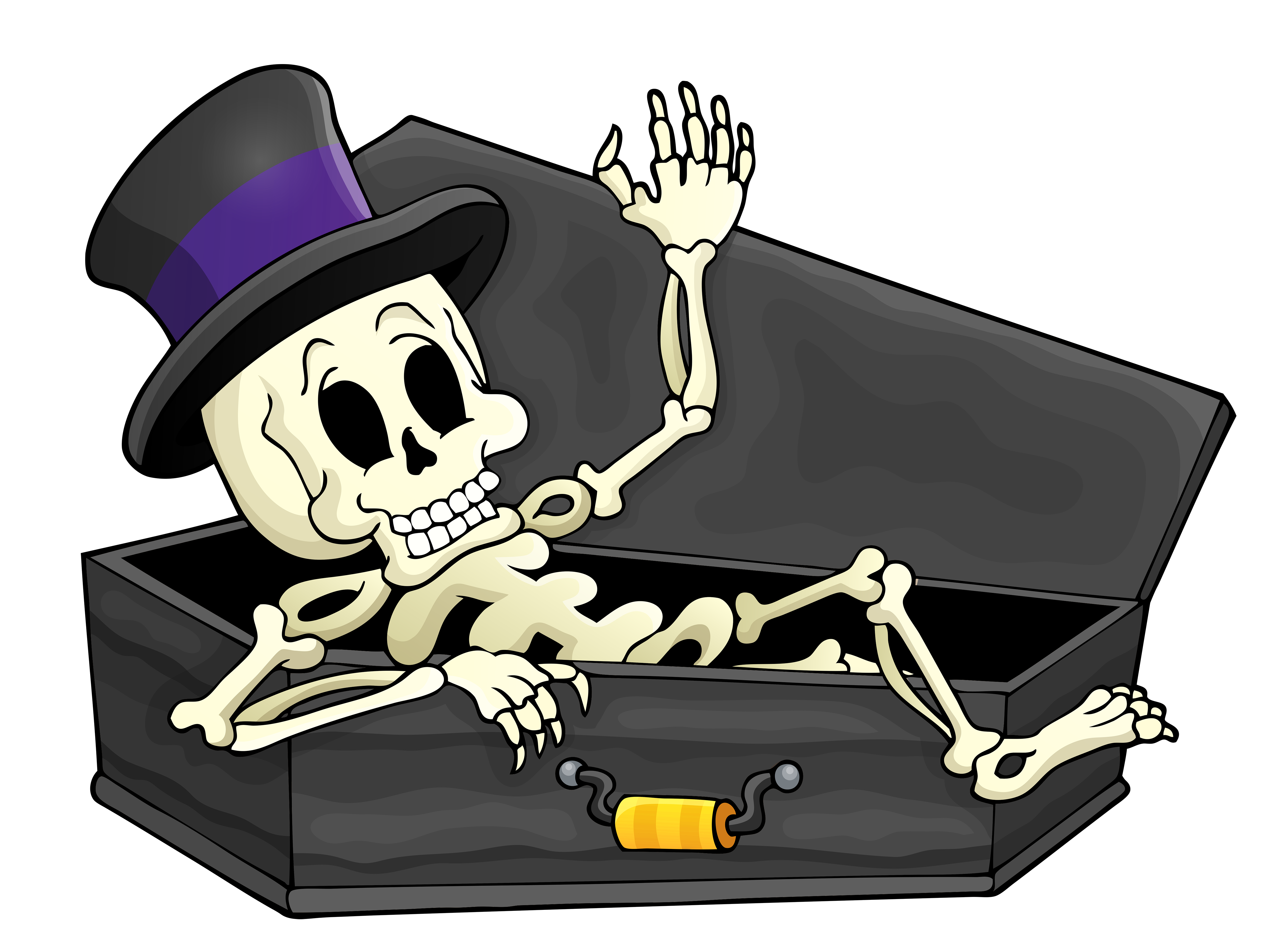 spooky skeleton transparent