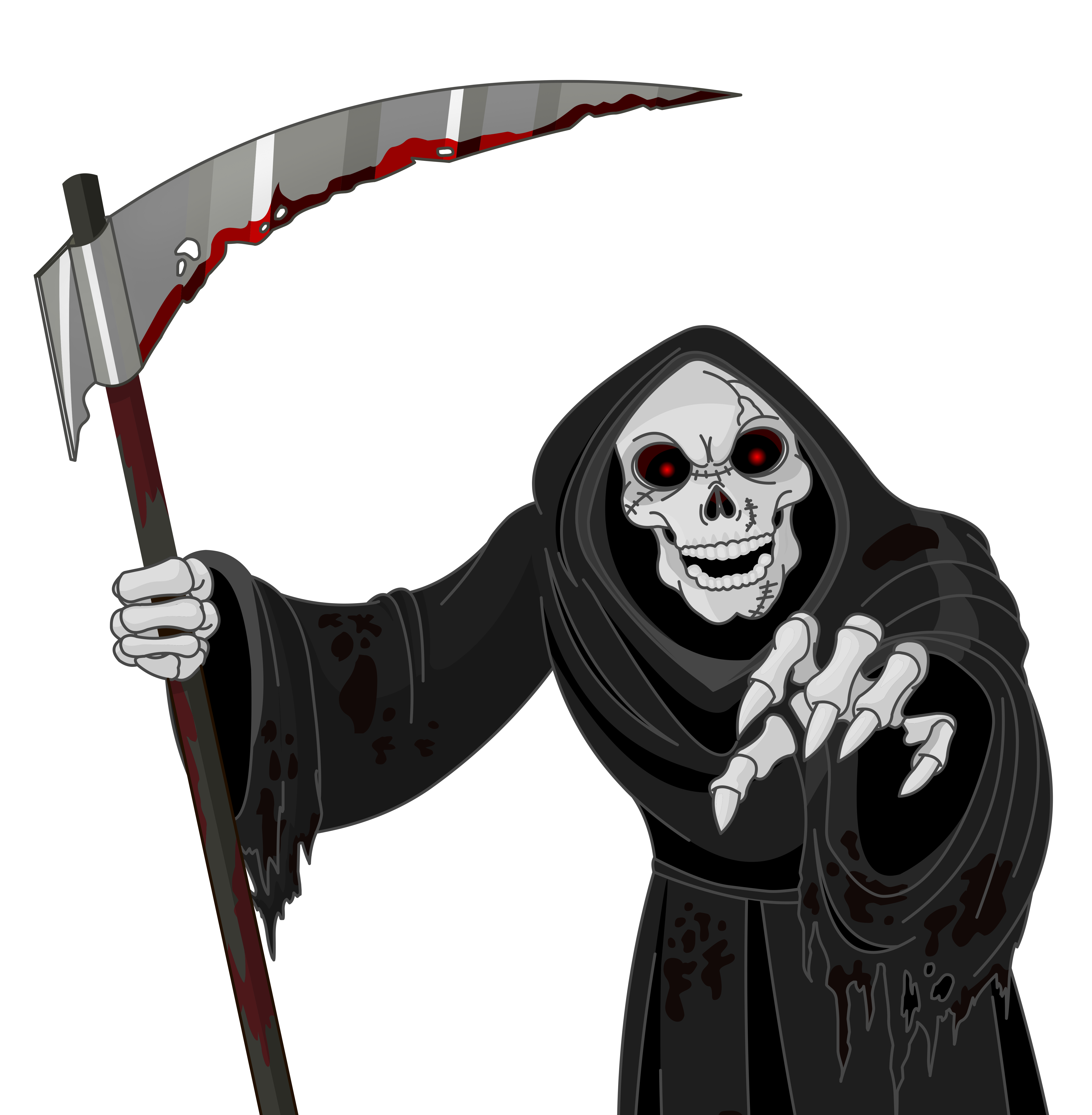 Scary Grim Reaper PNG Vector Clipart | Gallery Yopriceville - High ...