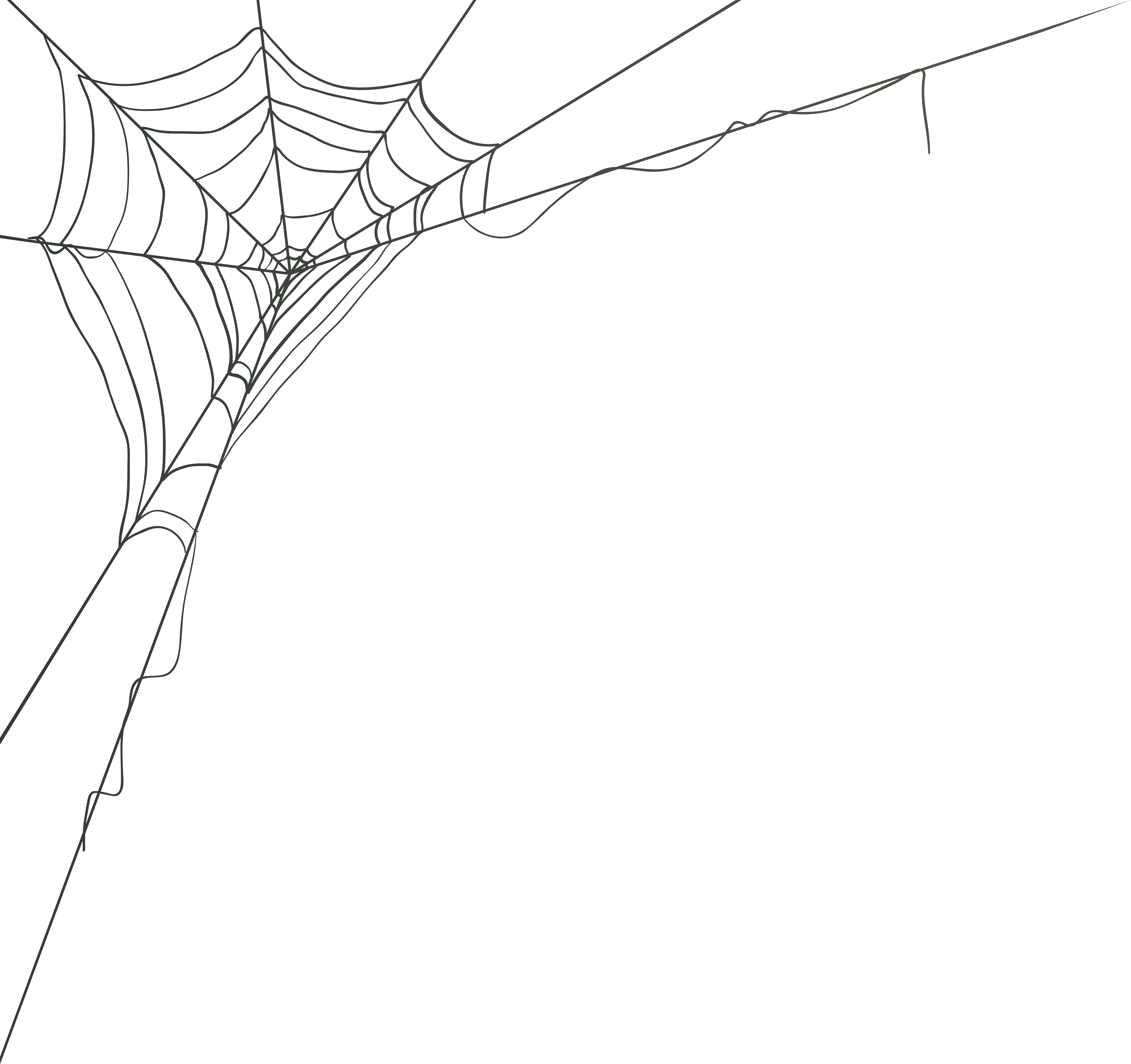 Spider Web Corner PNG Clip Art Image | Gallery ...