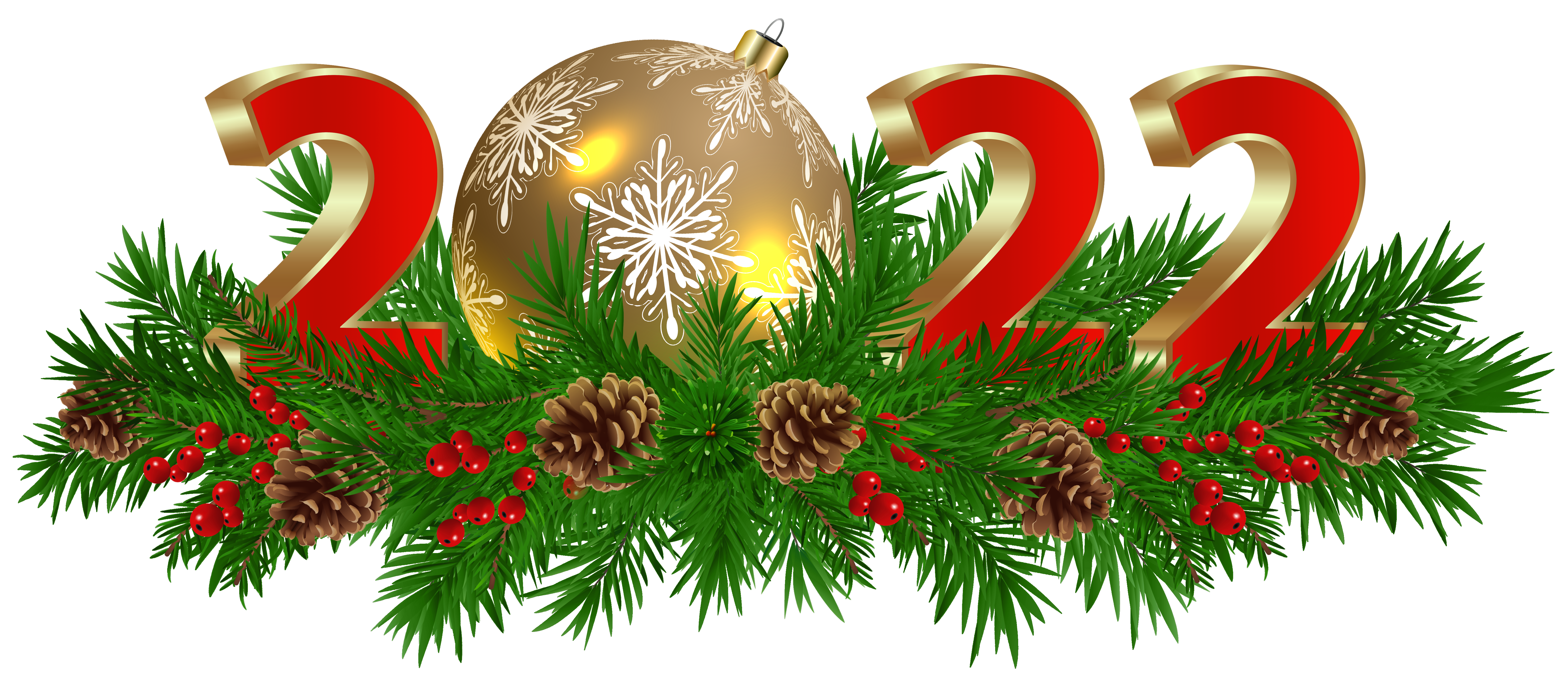 Christmas 2022 Transparent 2022 Christmas Decoration Png Clip Art Image​ | Gallery Yopriceville -  High-Quality Free Images And Transparent Png Clipart