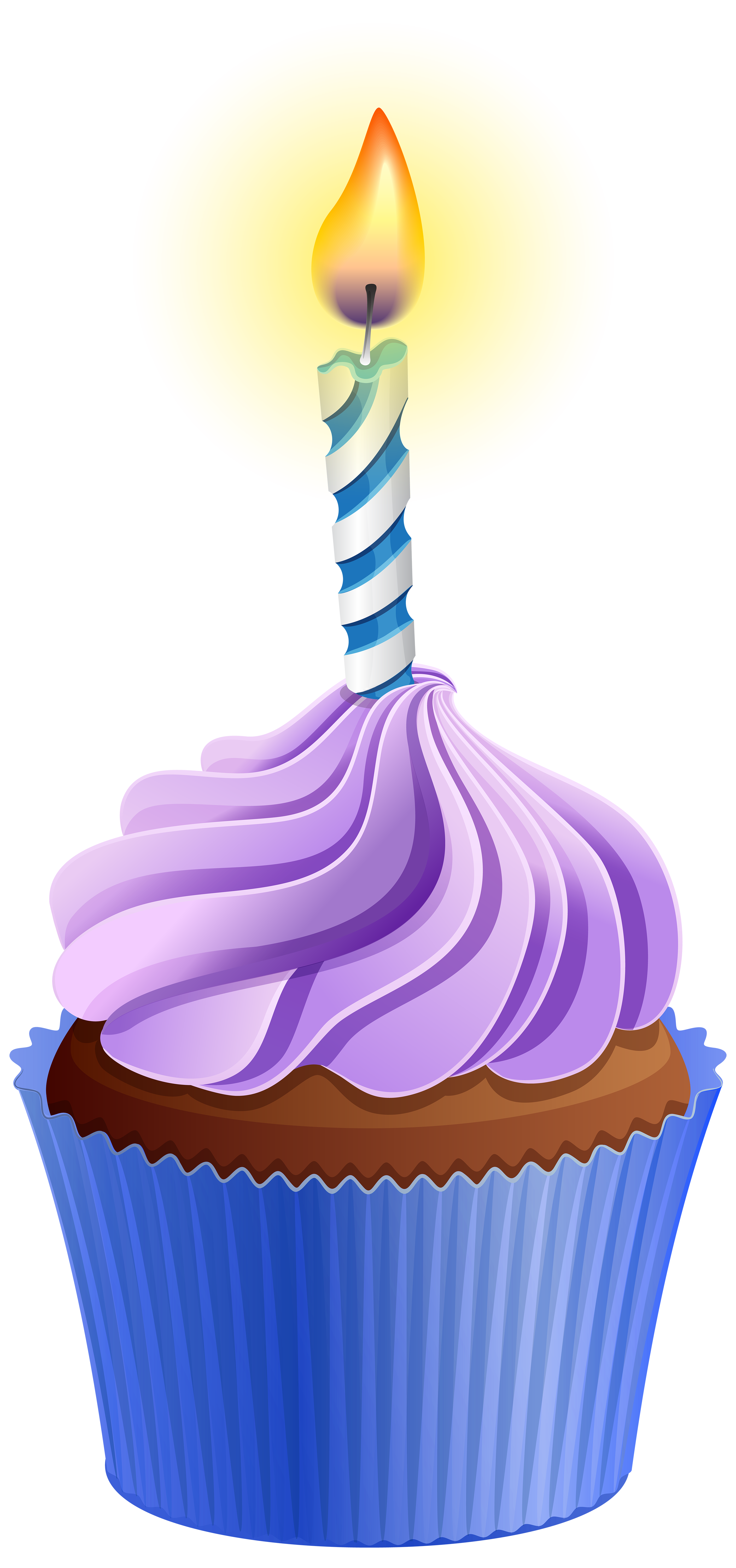 Birthday Cupcake with Candle PNG Clip Art Image | Gallery Yopriceville - High-Quality Free Images and Transparent PNG Clipart Birthday Cupcake with Candle PNG Clip Art Image | Gallery Yopriceville - High-Quality Free Images and Transparent PNG Clipart