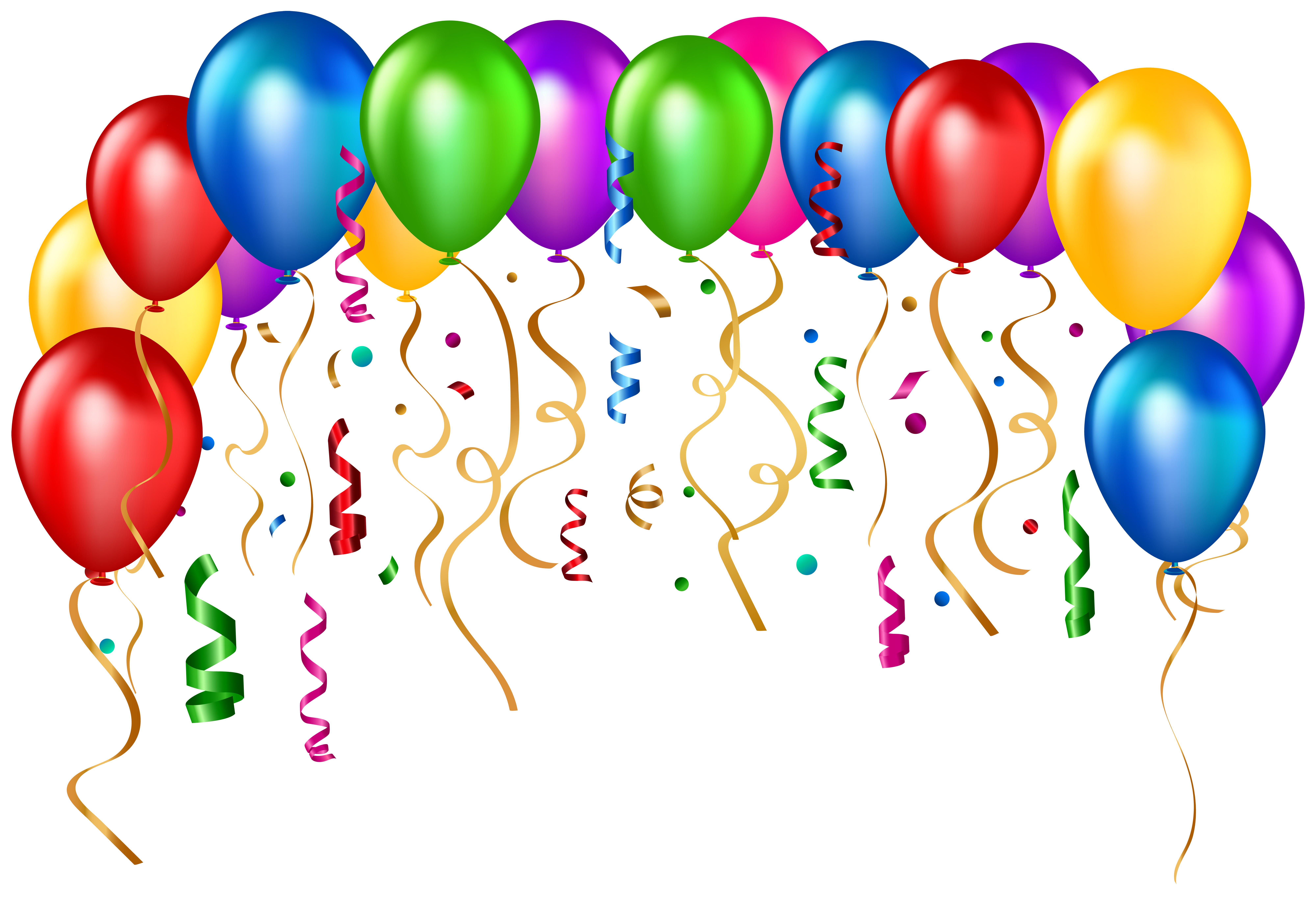Birthday Party Balloons Transparent Png Clip Art Image Gallery