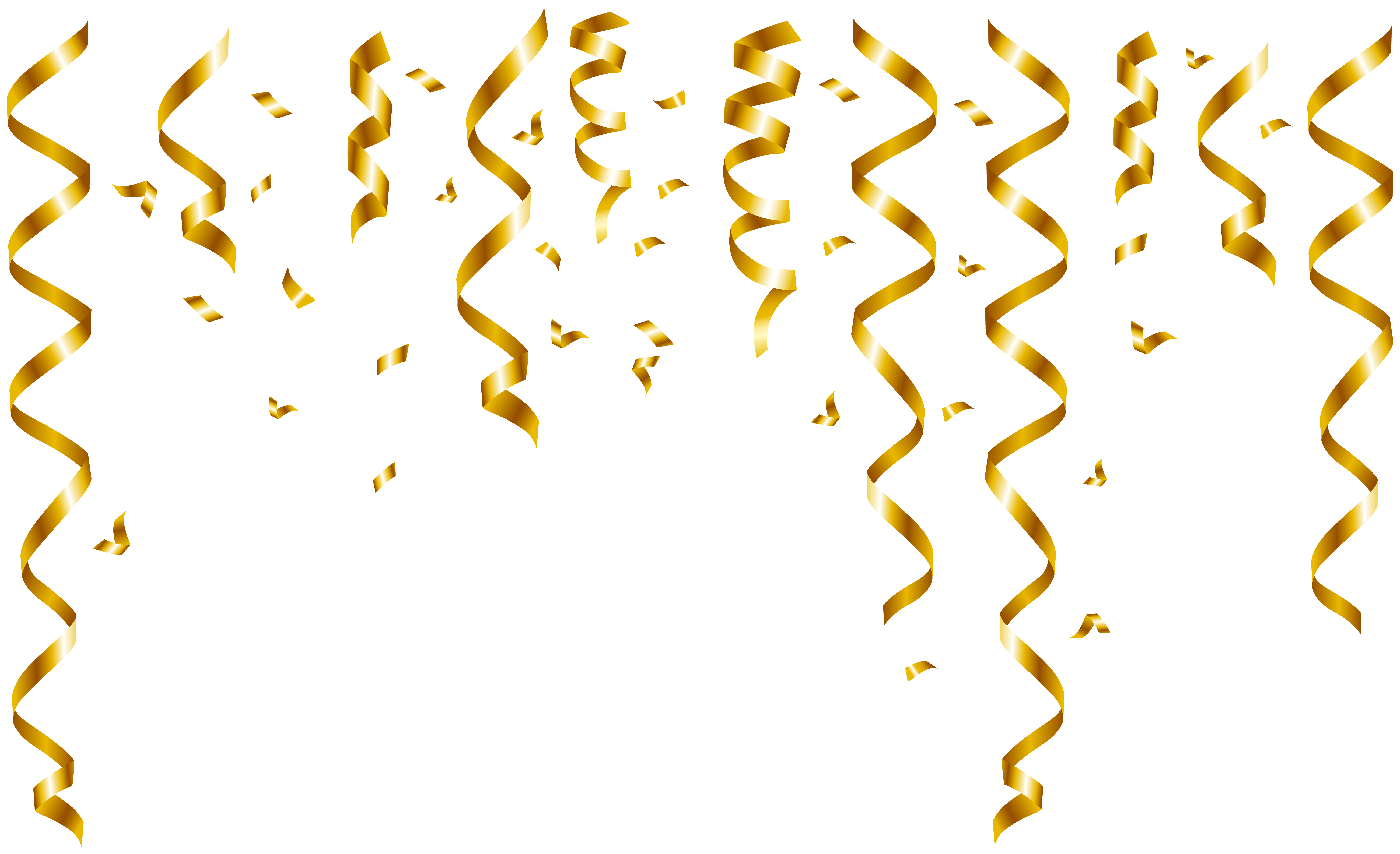 gold confetti clip art