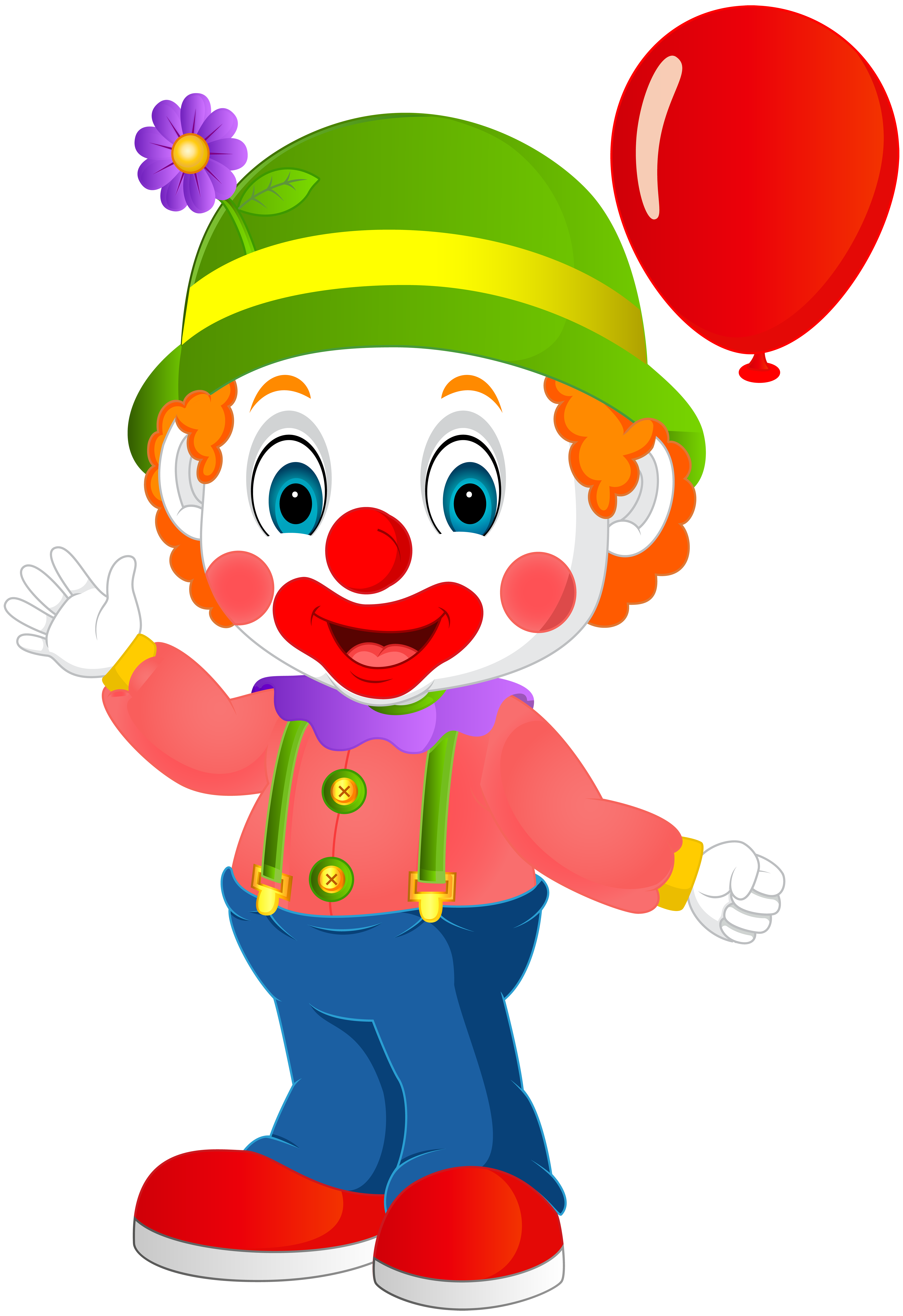 Cute Clown Transparent PNG Clip Art Image | Gallery Yopriceville - High ...