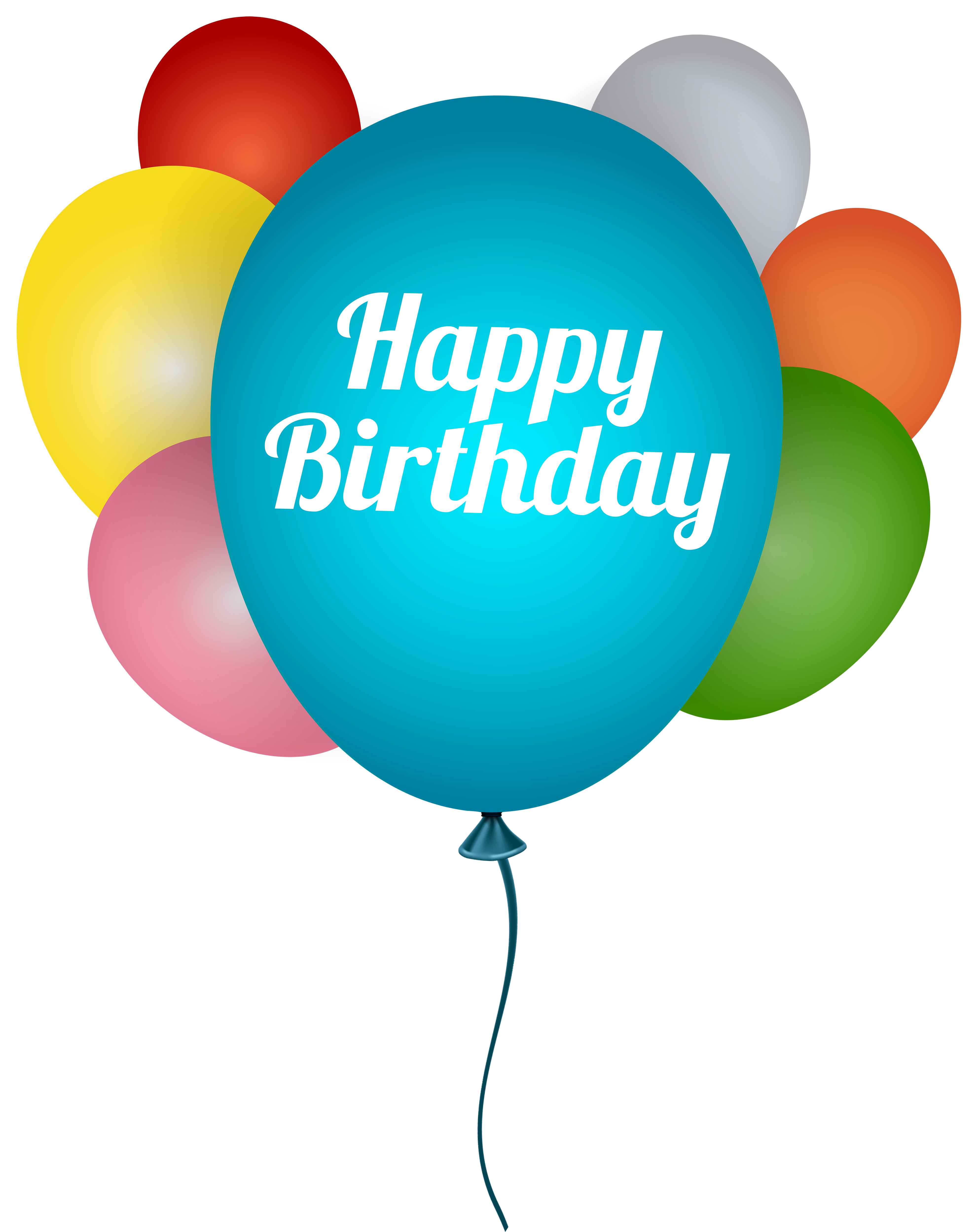 Happy Birthday Balloons Png Transparent Background