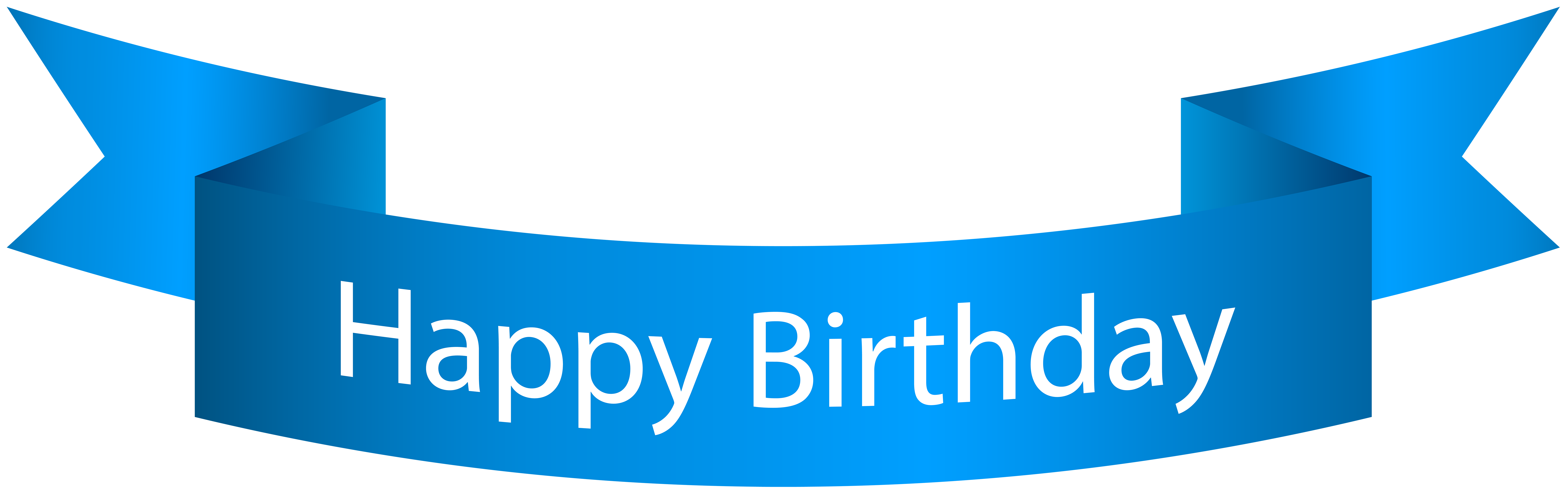 Blue Birthday Background PNG