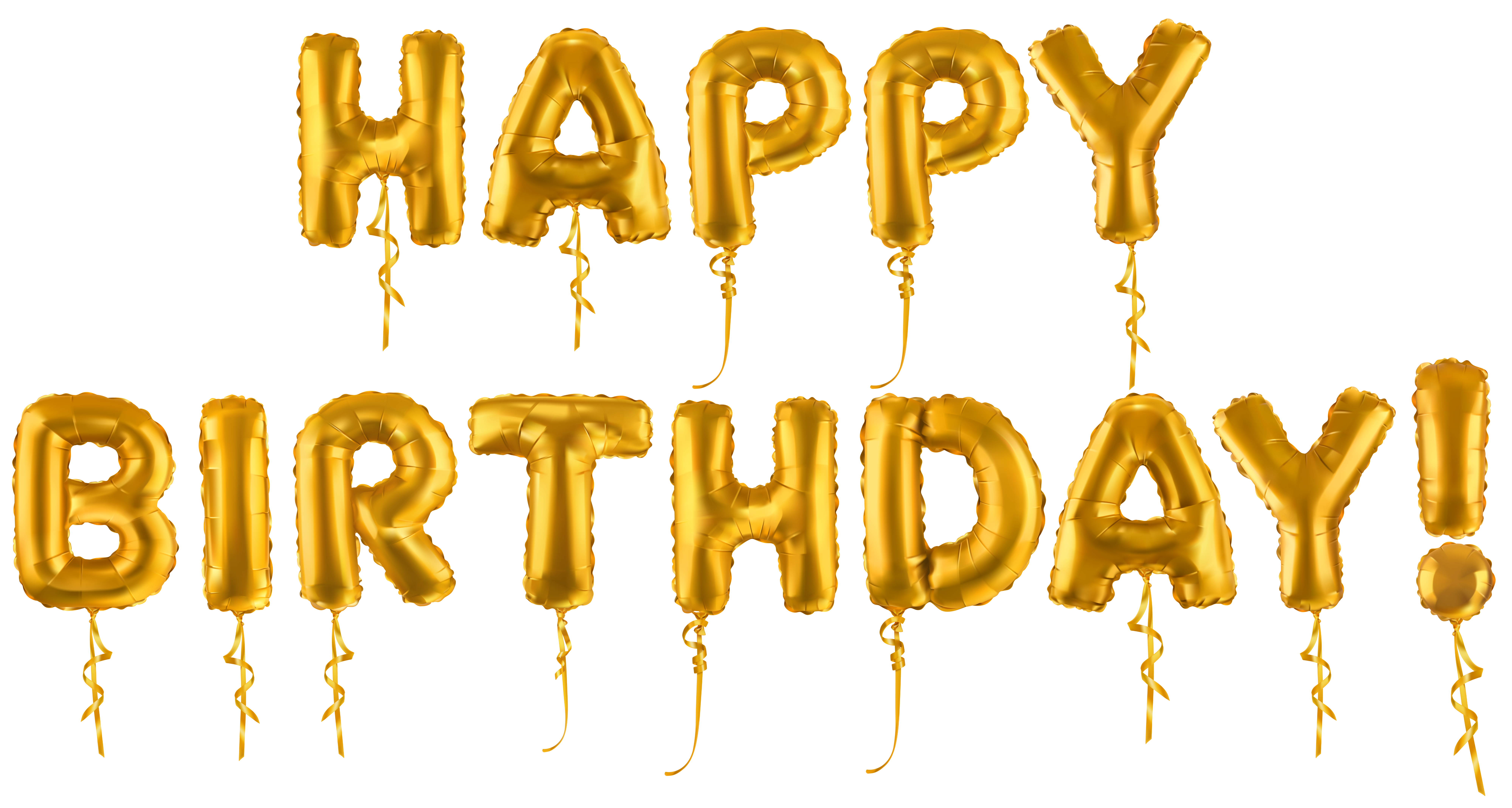 Happy Birthday Gold Balloons Text Transparent Image Gallery Yopriceville High Quality Free Images And Transparent Png Clipart